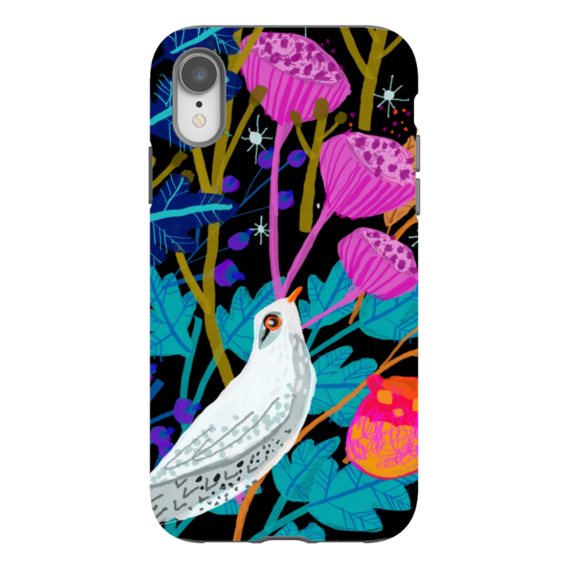 iPhone Tough Case - White Bird By Claire West
