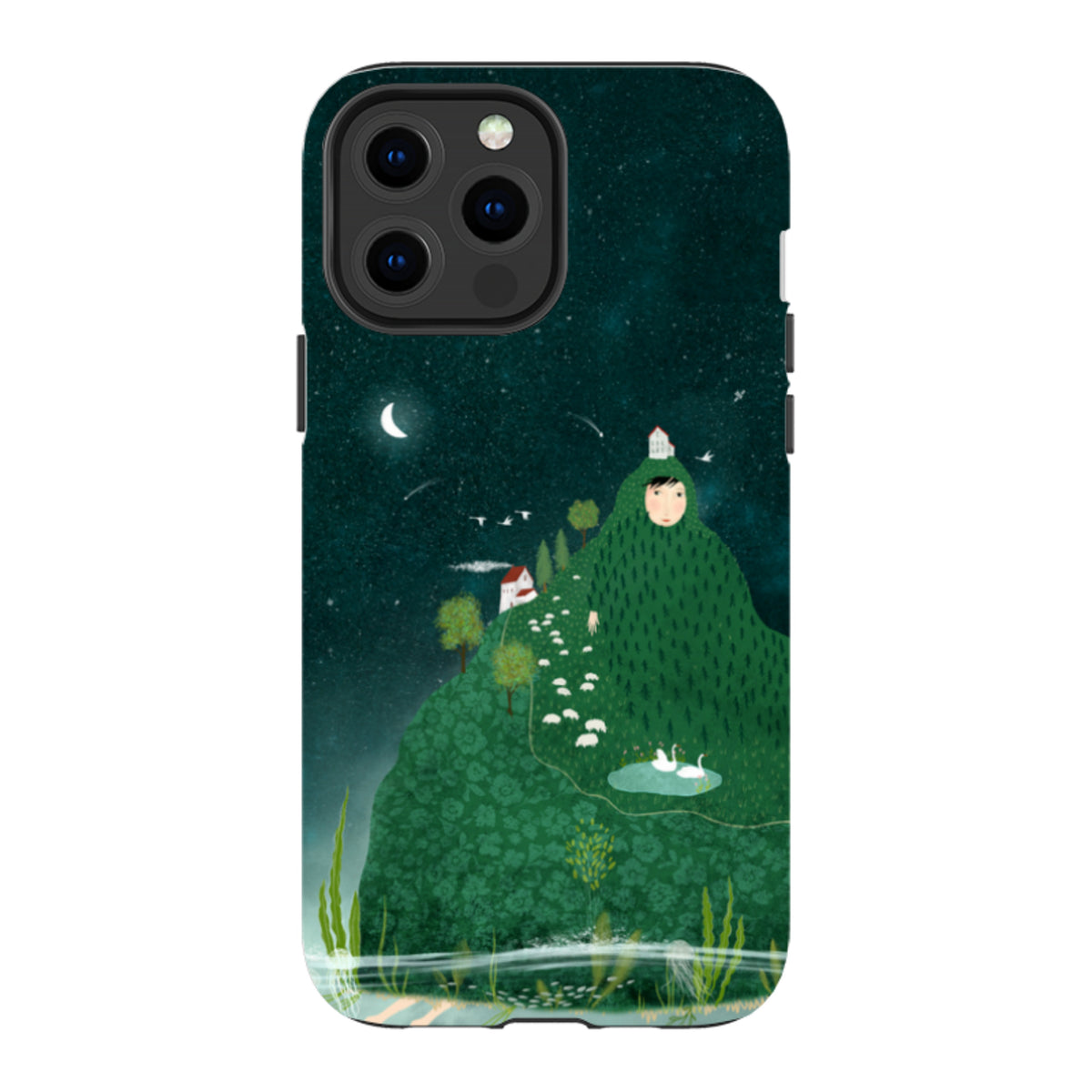 iPhone Tough Case - Hill lady By Katherine Quinn