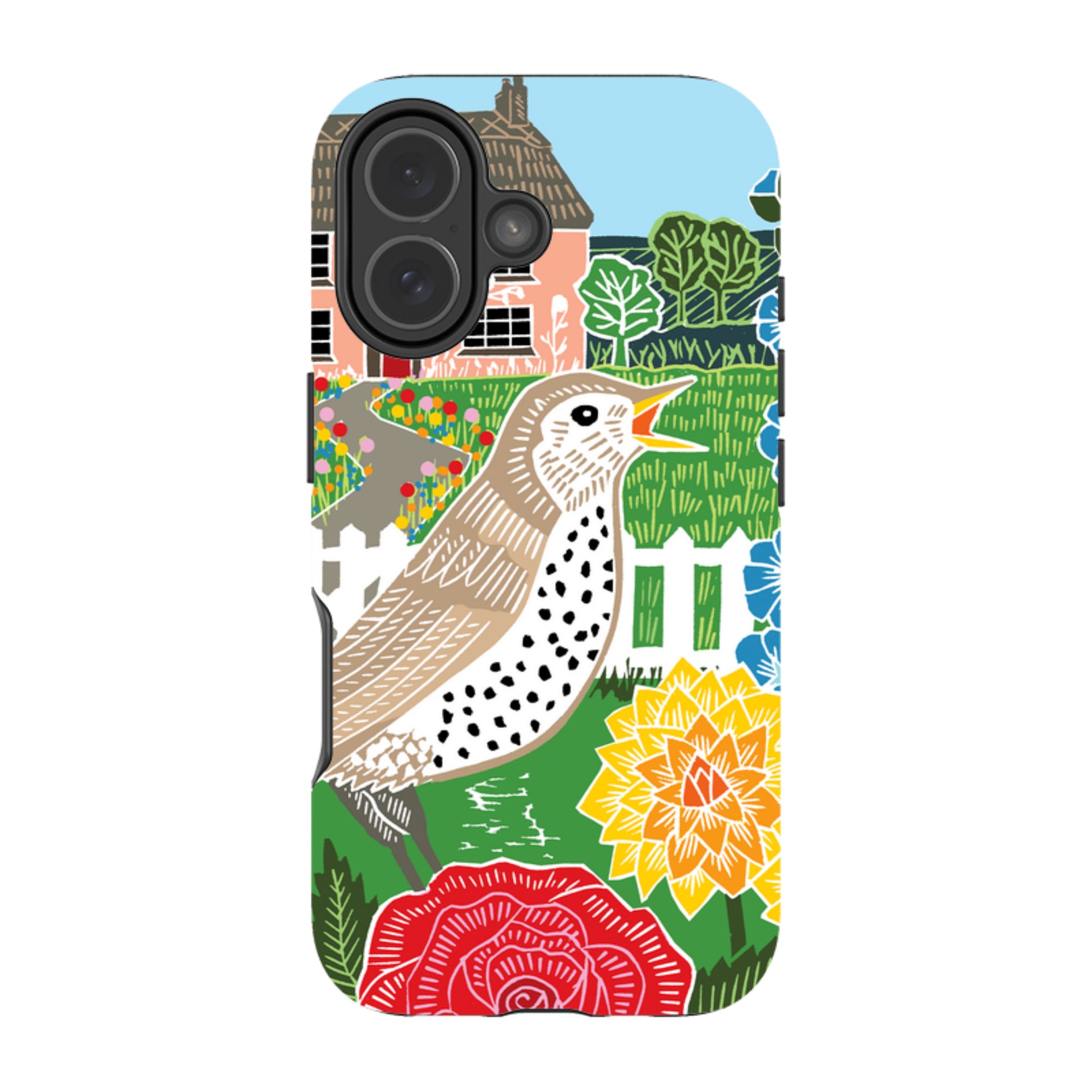 iPhone Tough Case - Cottage Garden By Kate Heiss