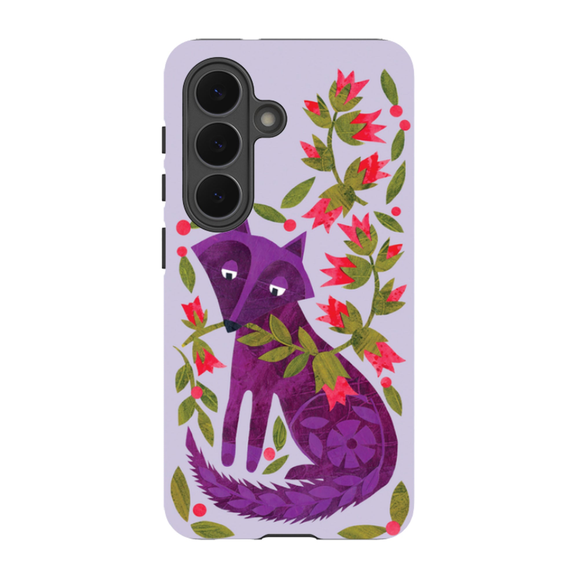Samsung Tough Case - Purple Foxie By Tracey English