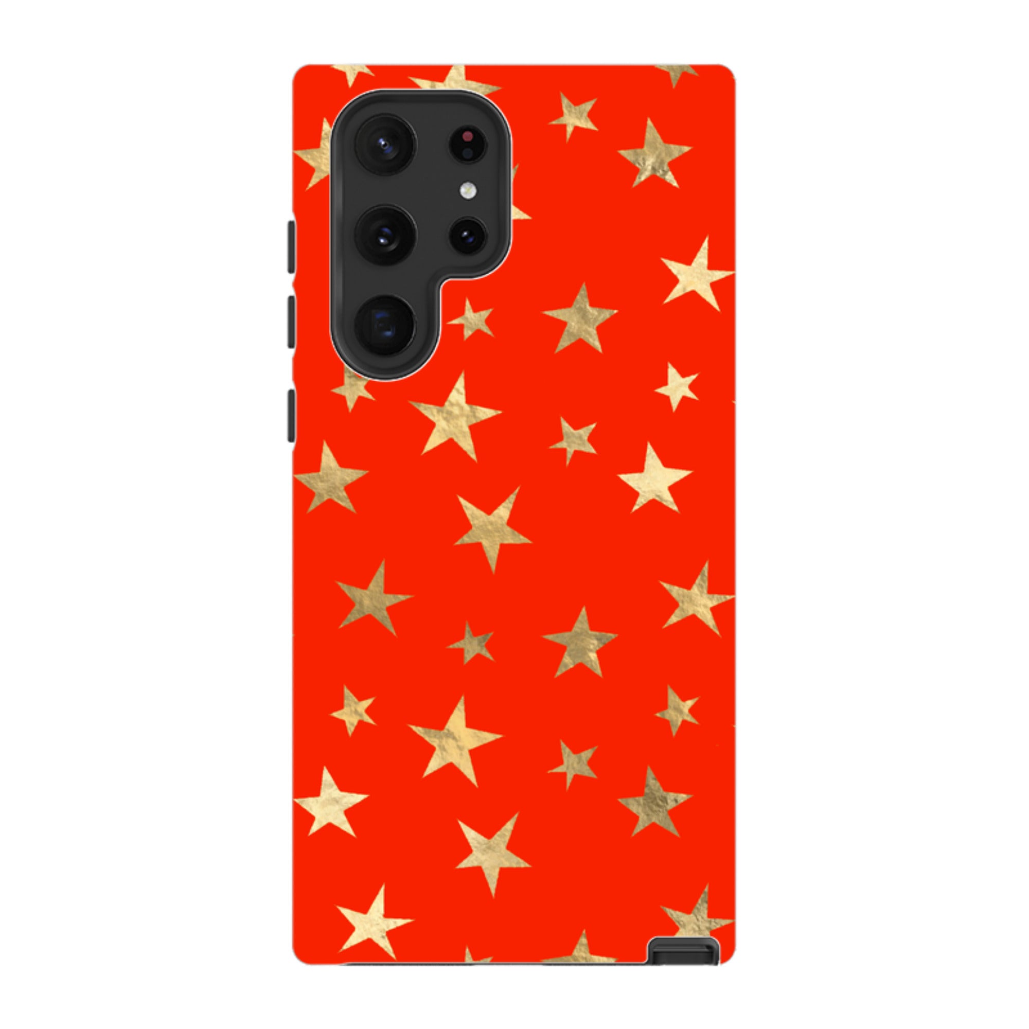 Samsung Tough Case - Red and Gold Stars