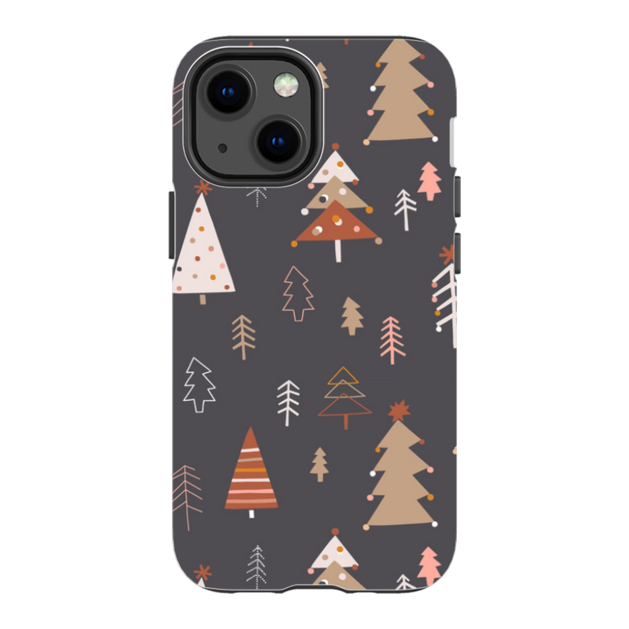 iPhone Tough Case - Dark Xmas Trees