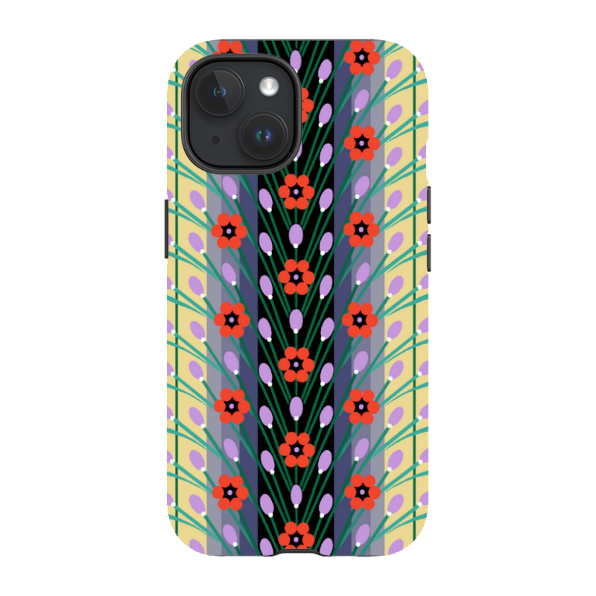 iPhone MagSafe Tough Case - Lavender Yellow By Cressida Bell
