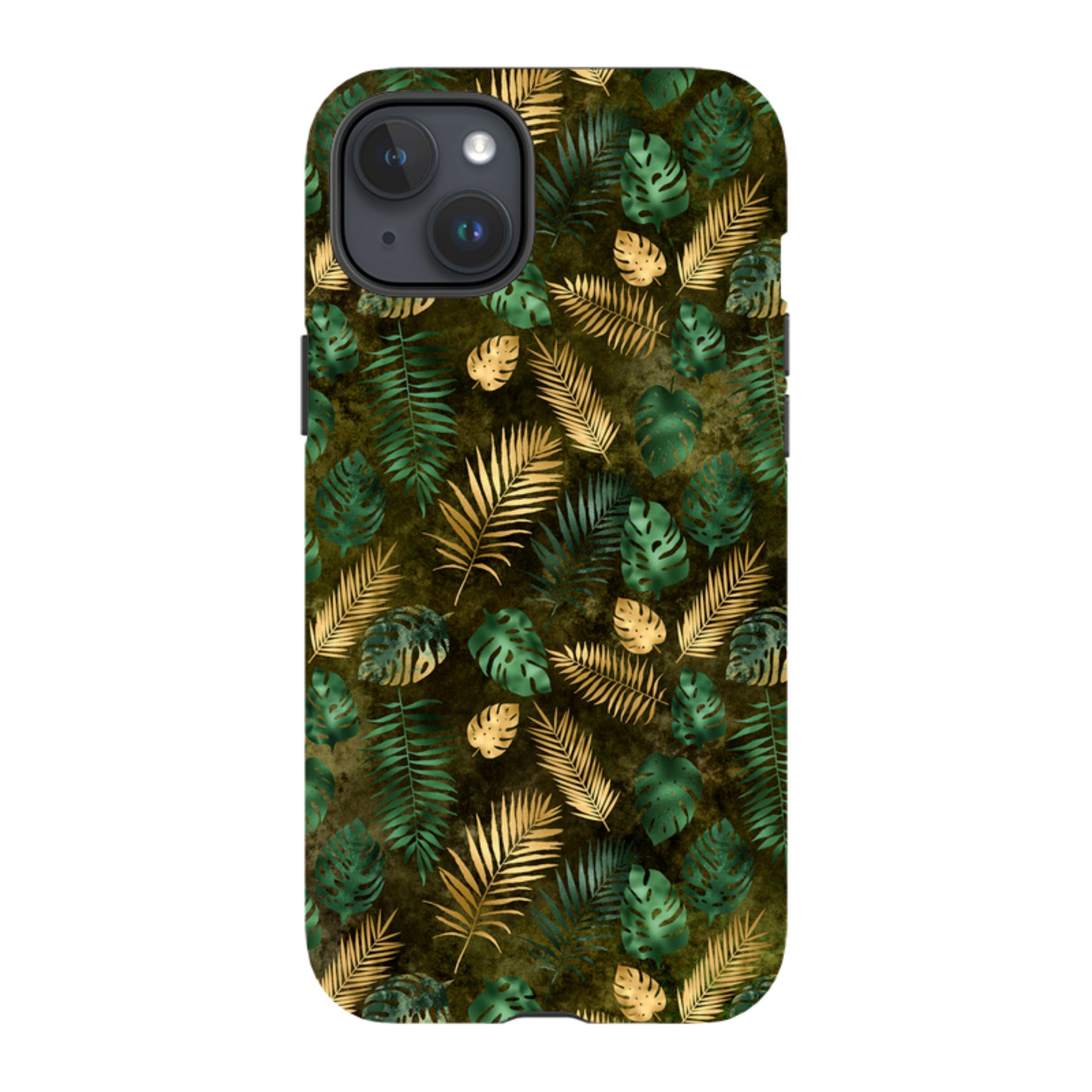 iPhone Tough Case - Feather Greens