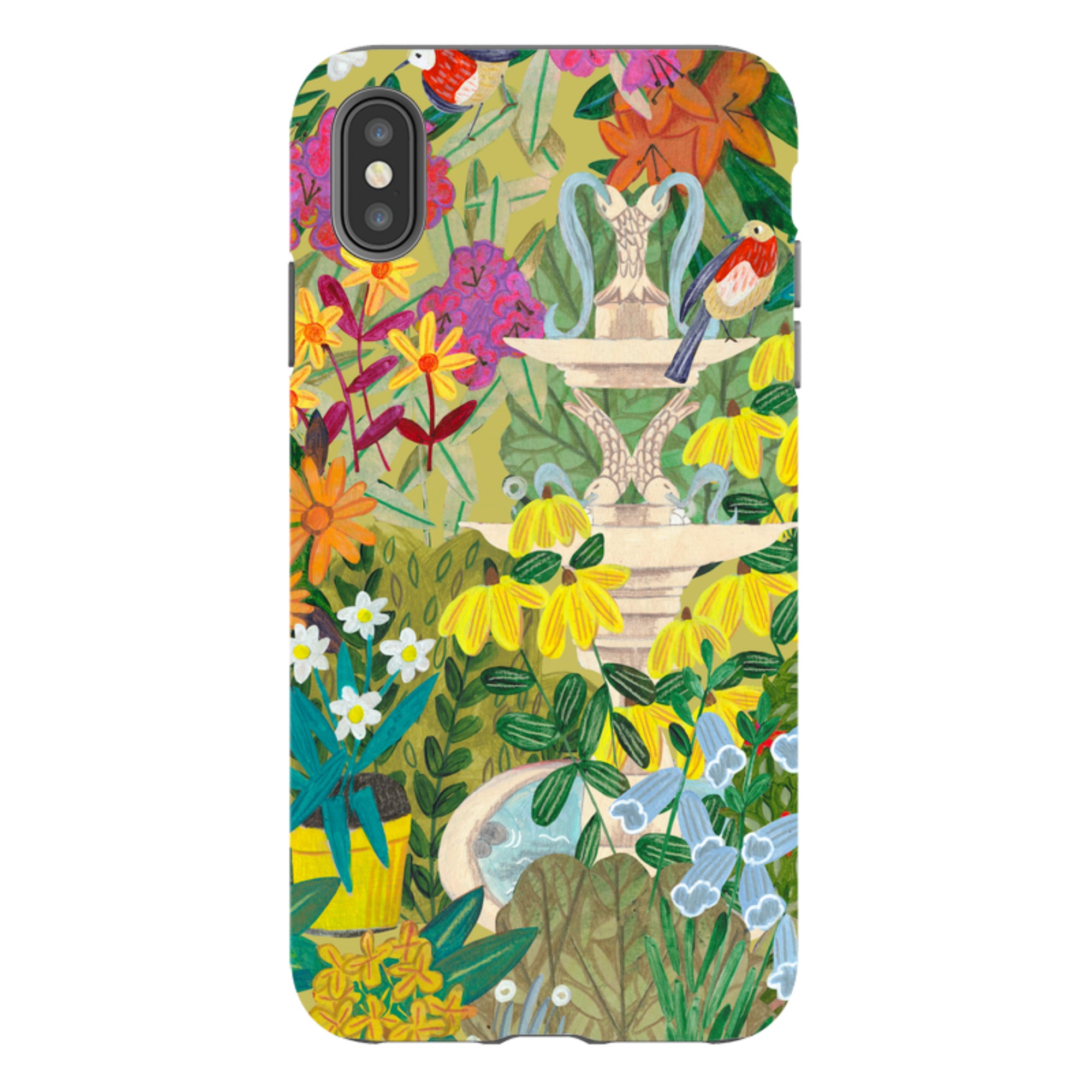 iPhone Tough Case - Floral Garden By Caroline Bonne Muller