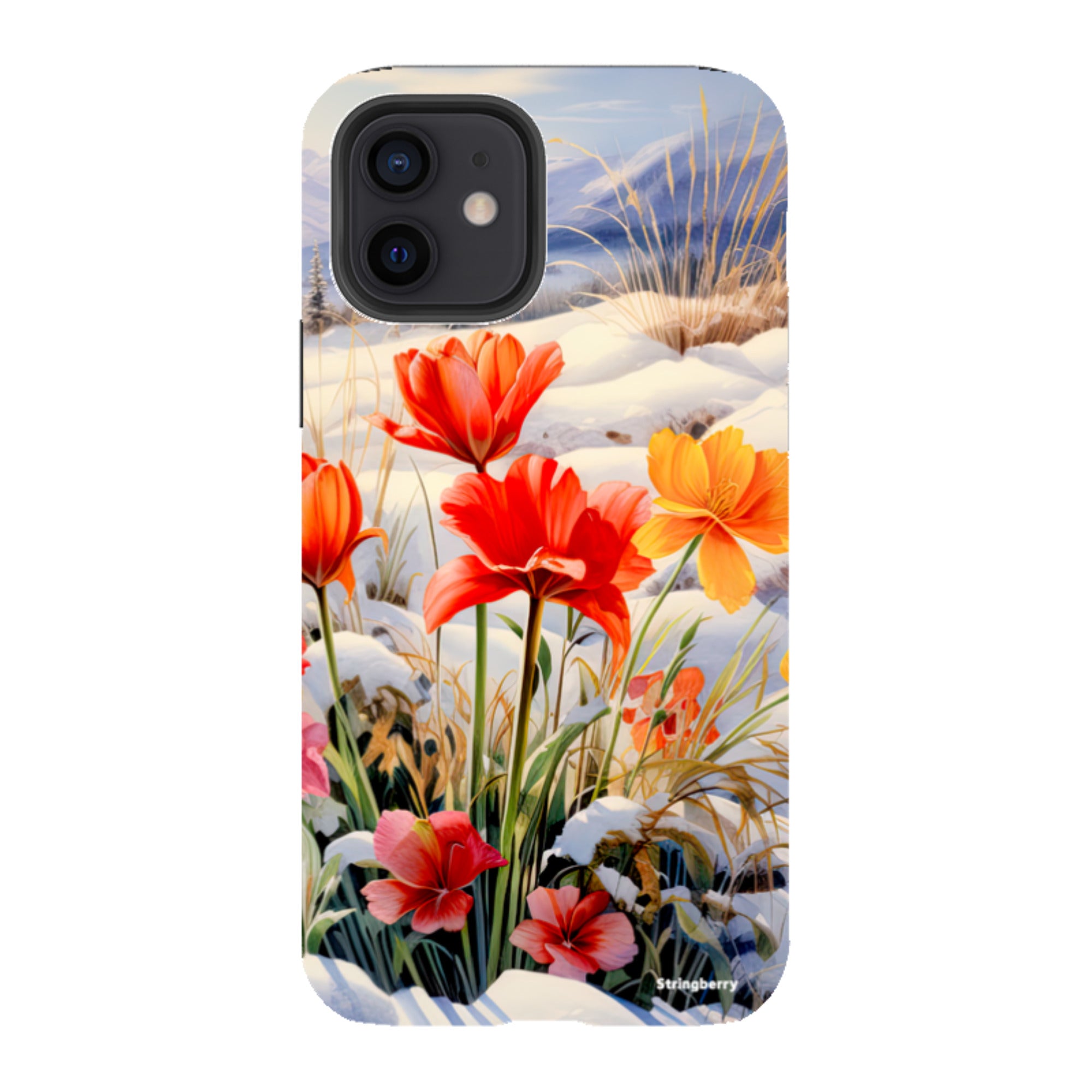 iPhone Tough Case - Winter Wild Flowers III