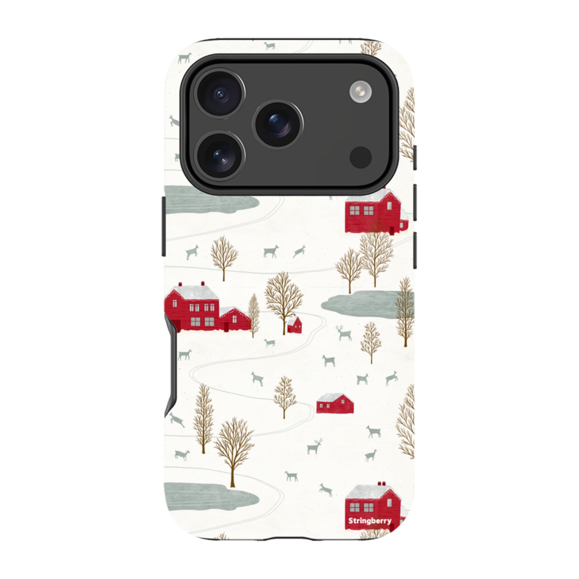 iPhone Tough Case - Winter Landscape II By Katherine Quinn