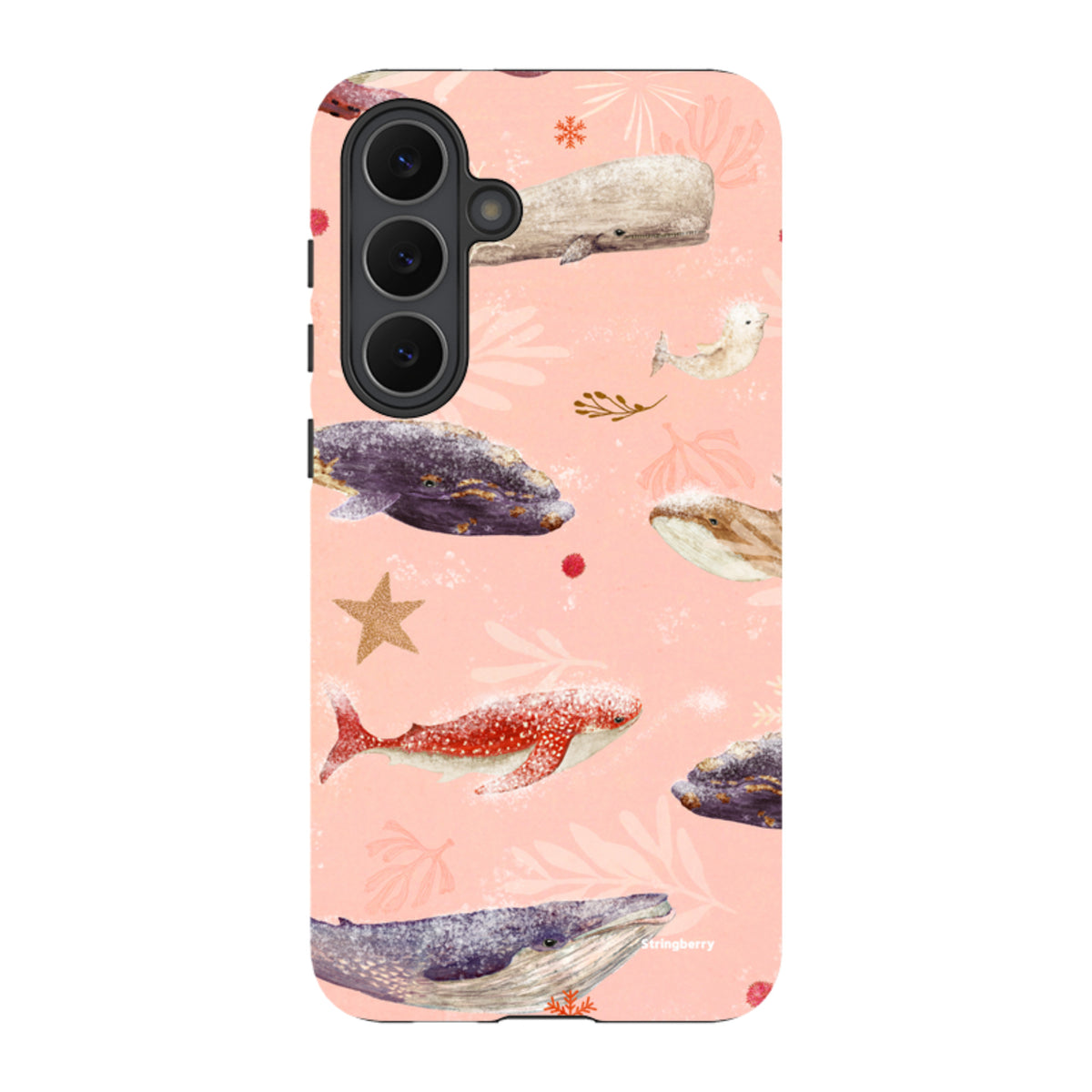 Samsung Tough Case - Sugar Plum Whales By Katherine Quinn