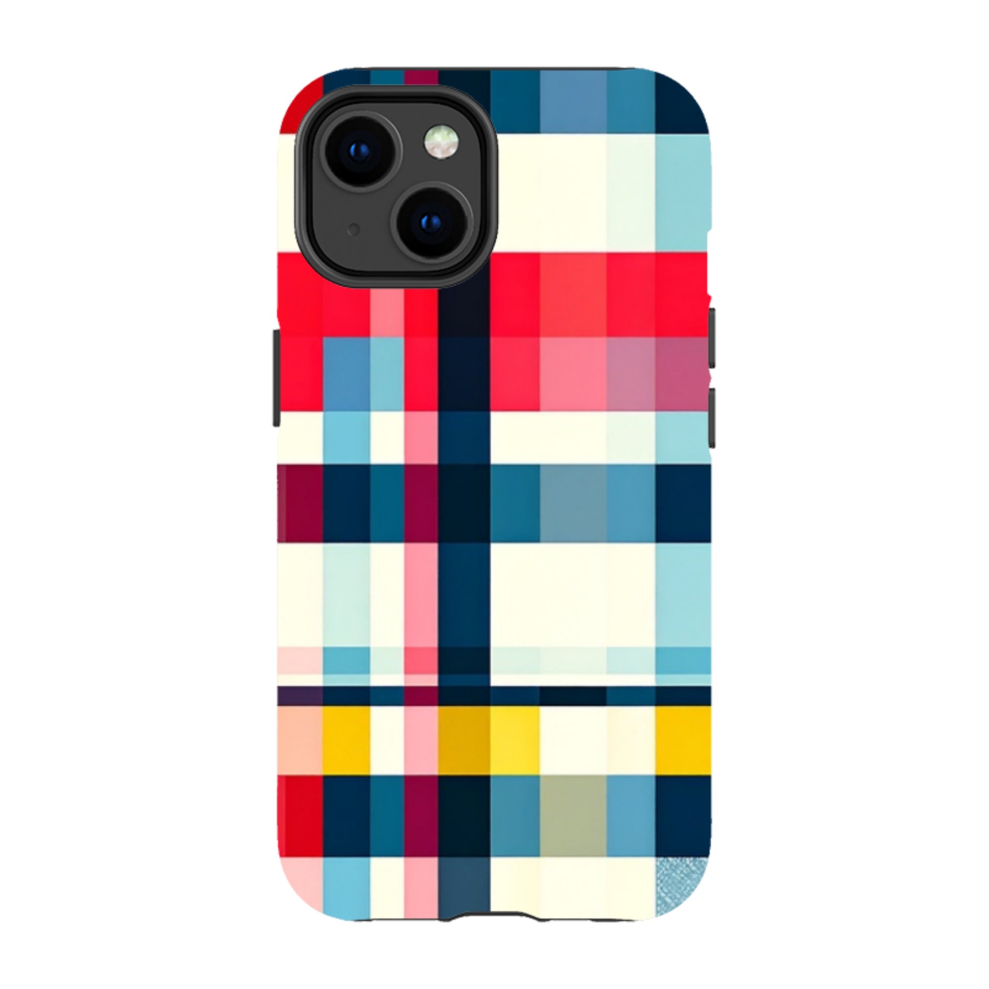 iPhone MagSafe Tough Case - Cancun Gingham