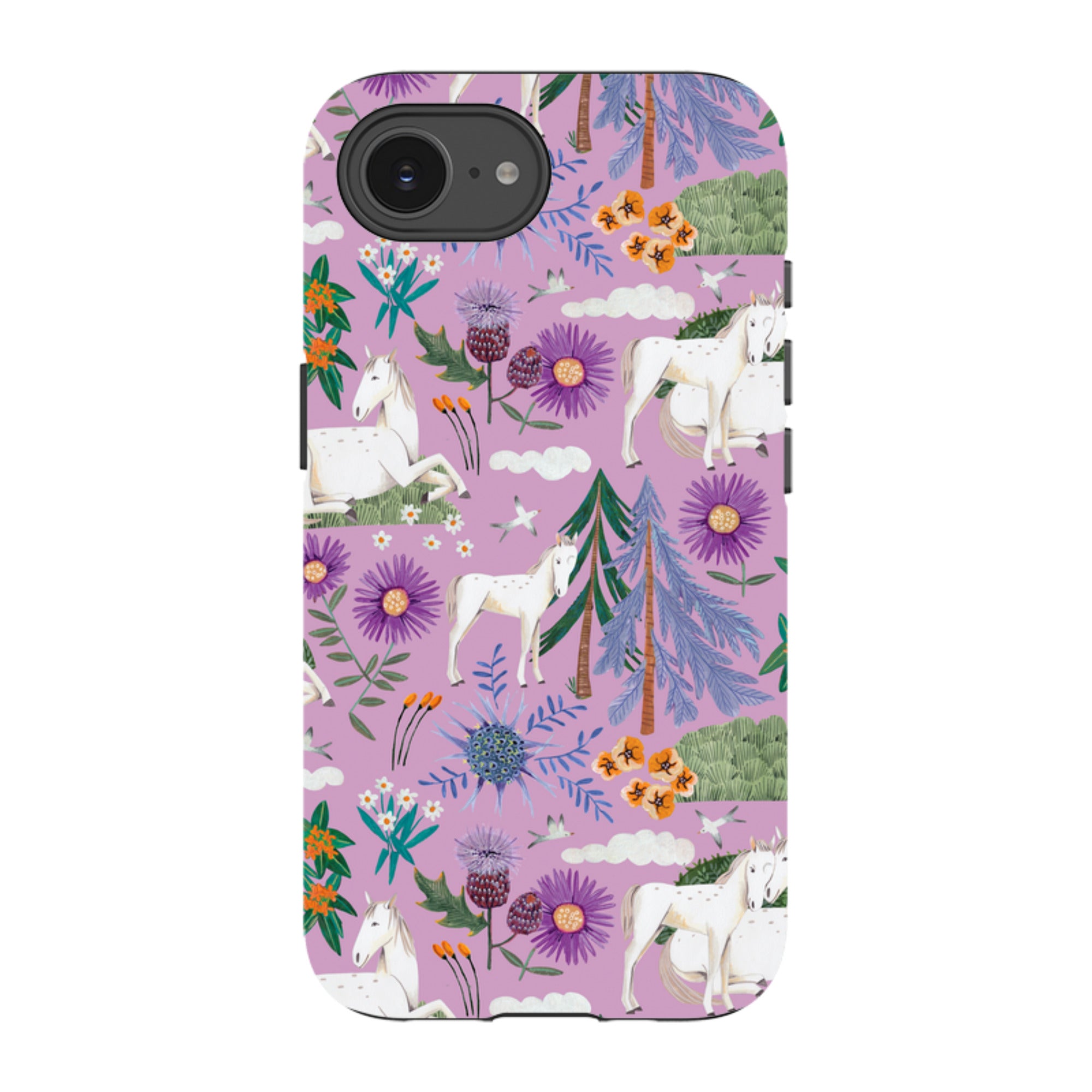 iPhone Tough Case - Horse Pattern II By Caroline Bonne Muller