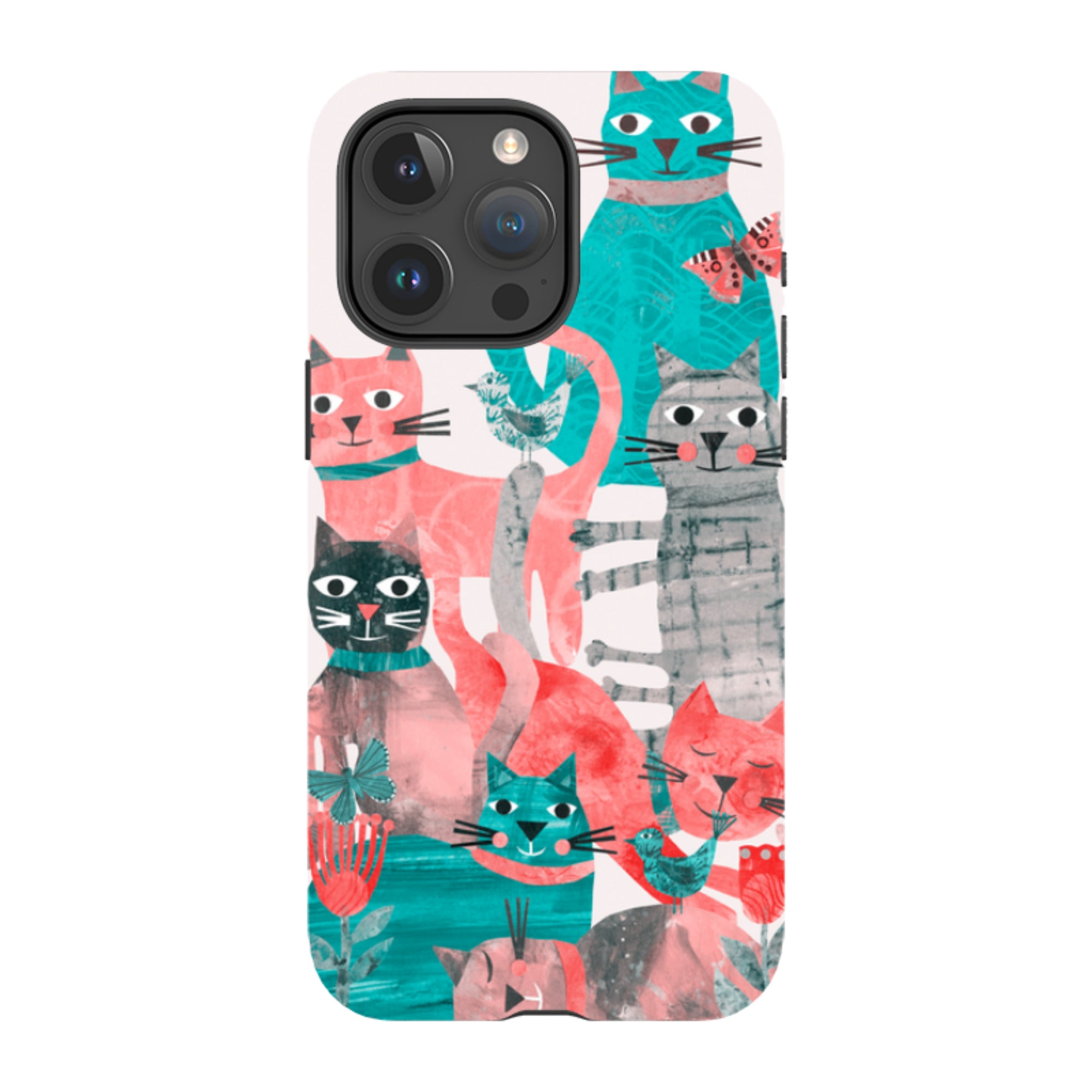 iPhone MagSafe Tough Case - Cat Party II By Tracey English
