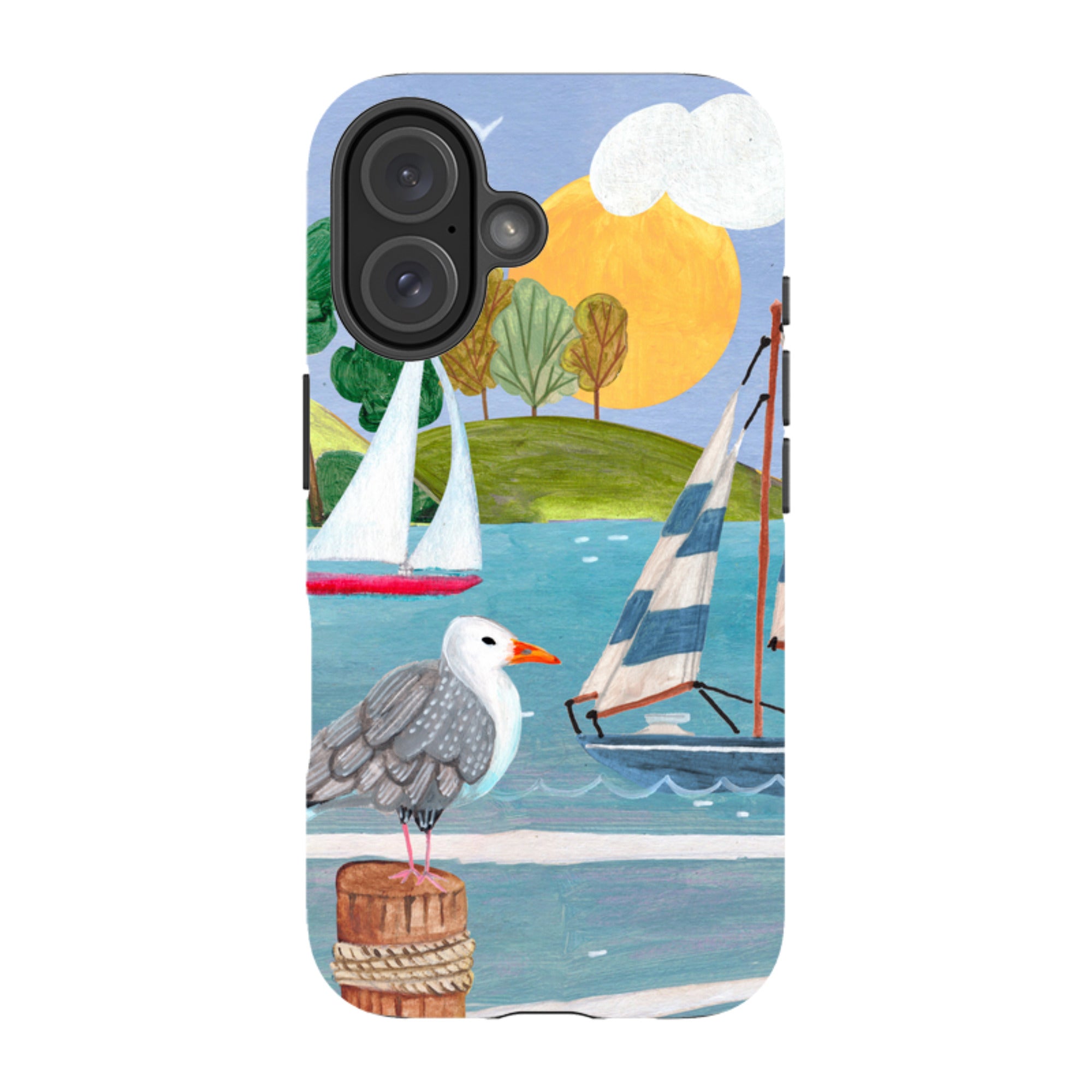 iPhone Tough Case - Sailing By Caroline Bonne Muller