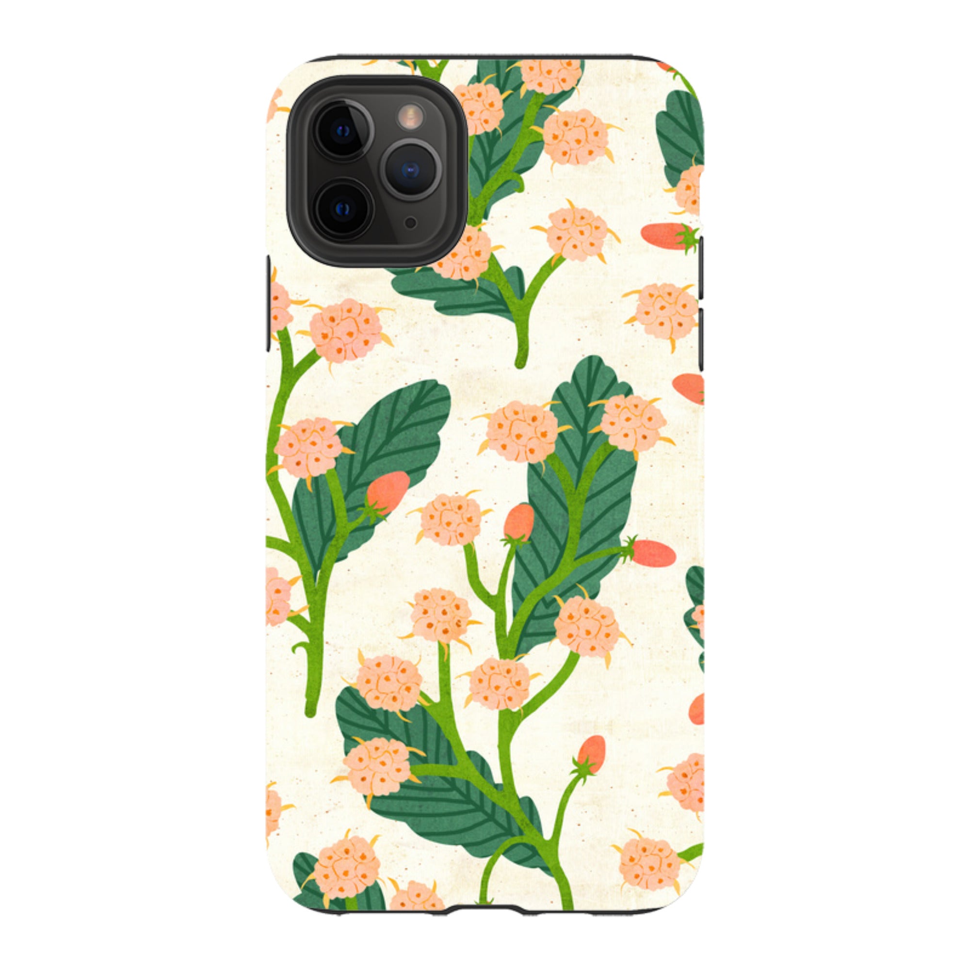 iPhone Tough Case - Summer Seeds Cream By Katherine Quinn