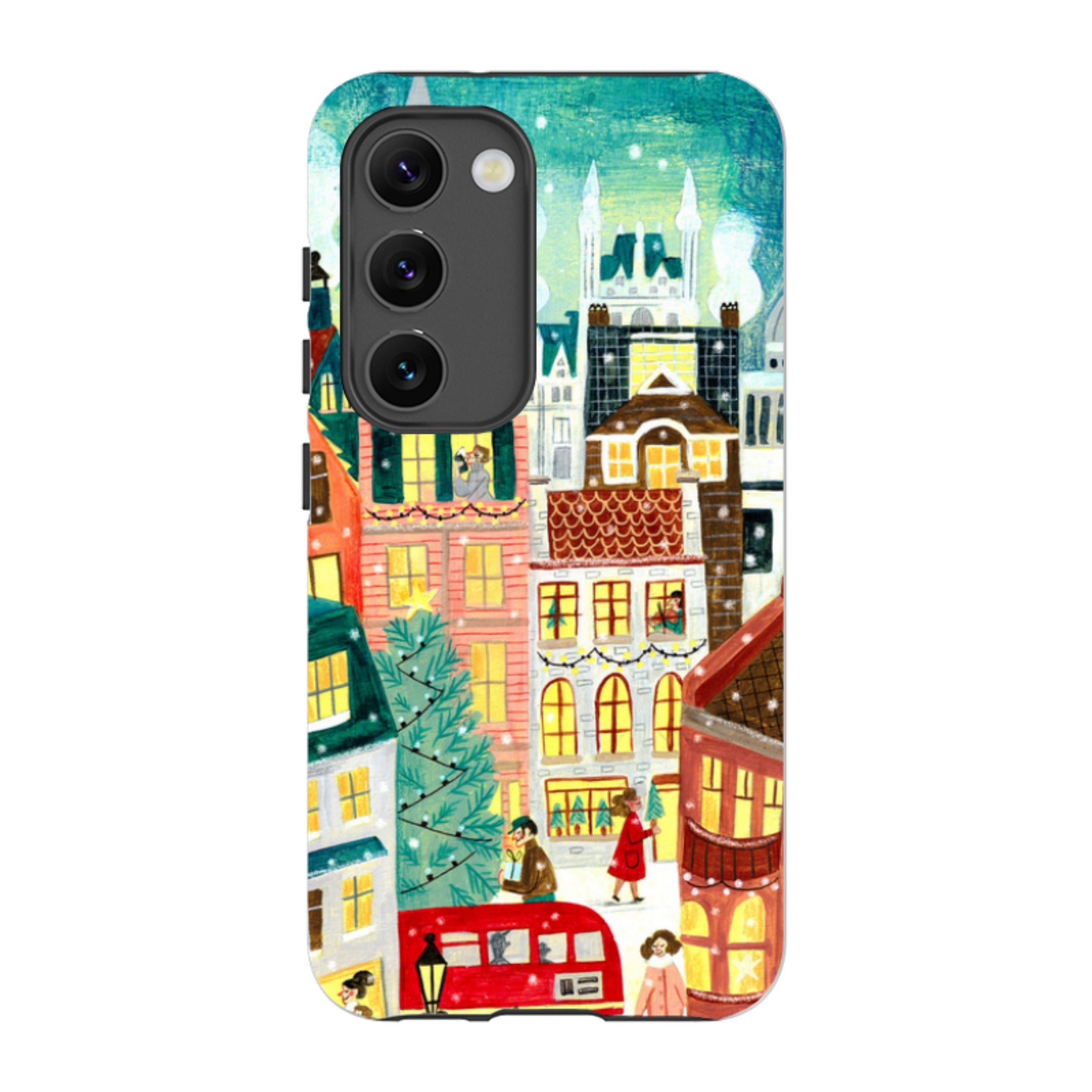 Samsung Tough Case - Xmas In London By Caroline Bonne Muller