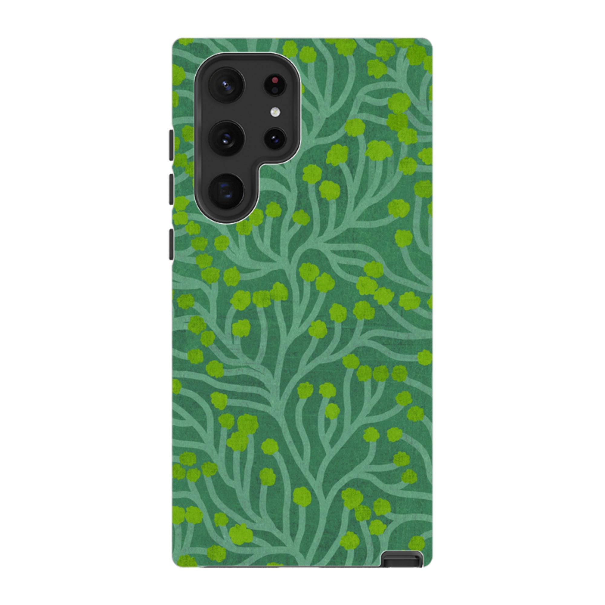 Samsung Tough Case - Vine Green And Teal By Katherine Quinn
