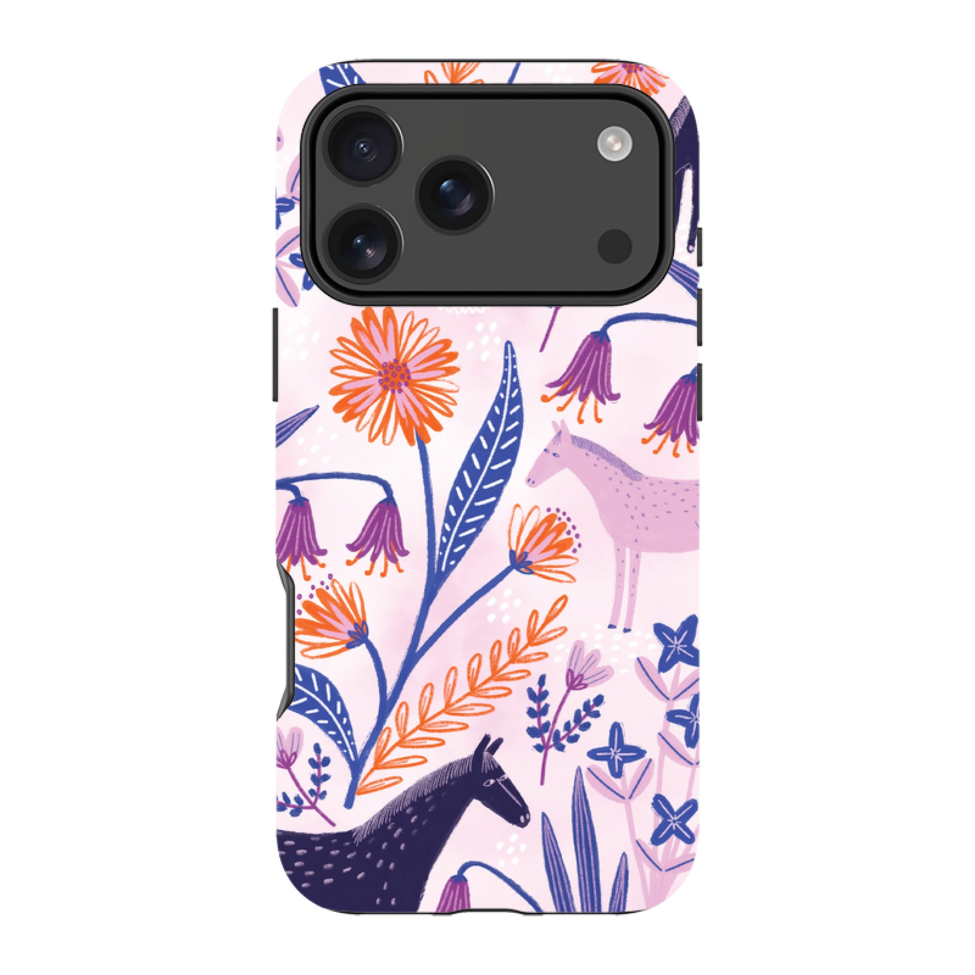 iPhone Tough Case - Wild Ponies By Lee Foster Wilson