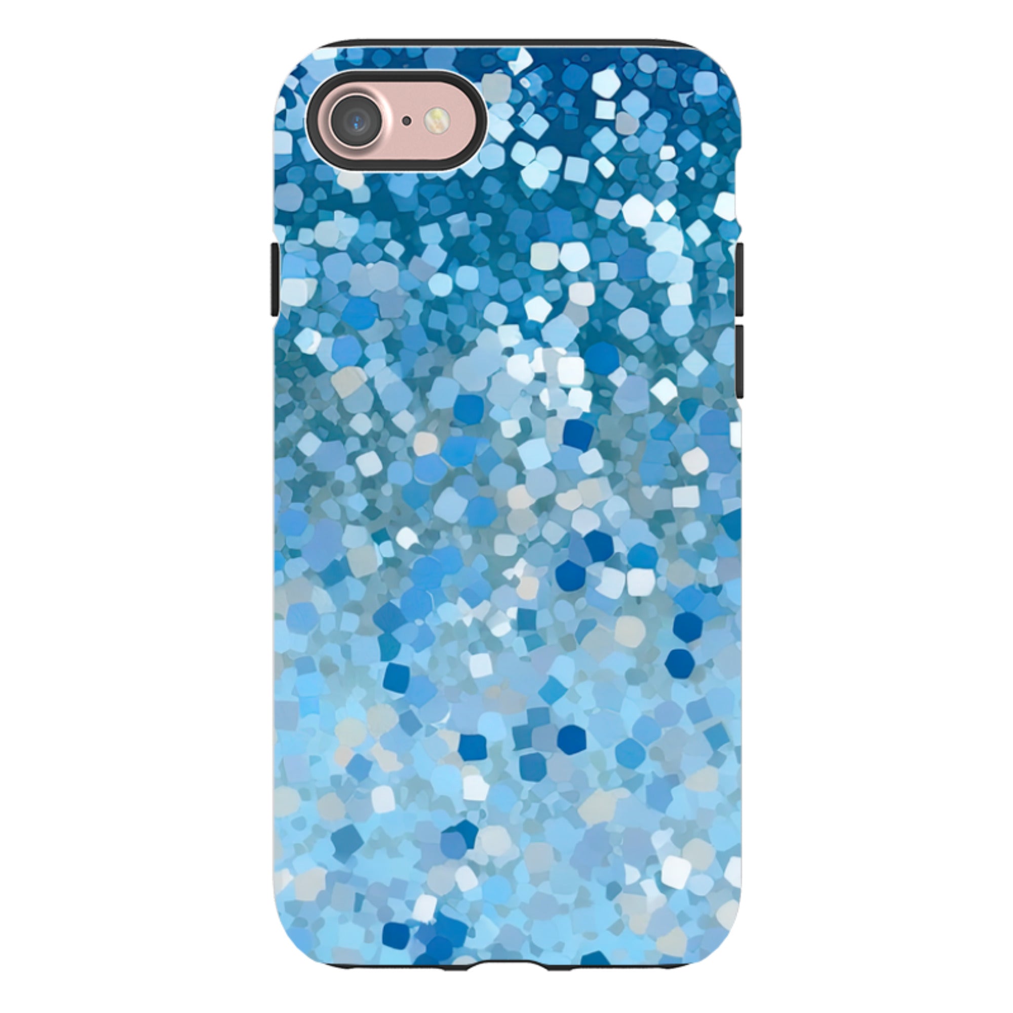 iPhone Case - Blue Glitter II (case does not glitter)