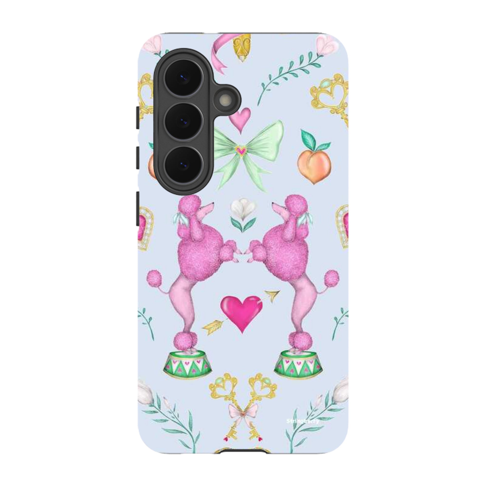 Samsung Tough Case - Pink Poodle Parlour Powder By Catherine Rowe