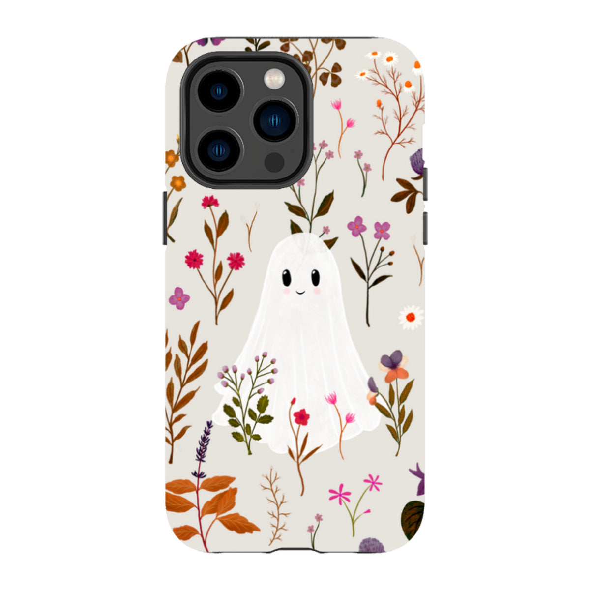 iPhone Tough Case - Ghost in the Garden - Stone Multi By Katherine Quinn