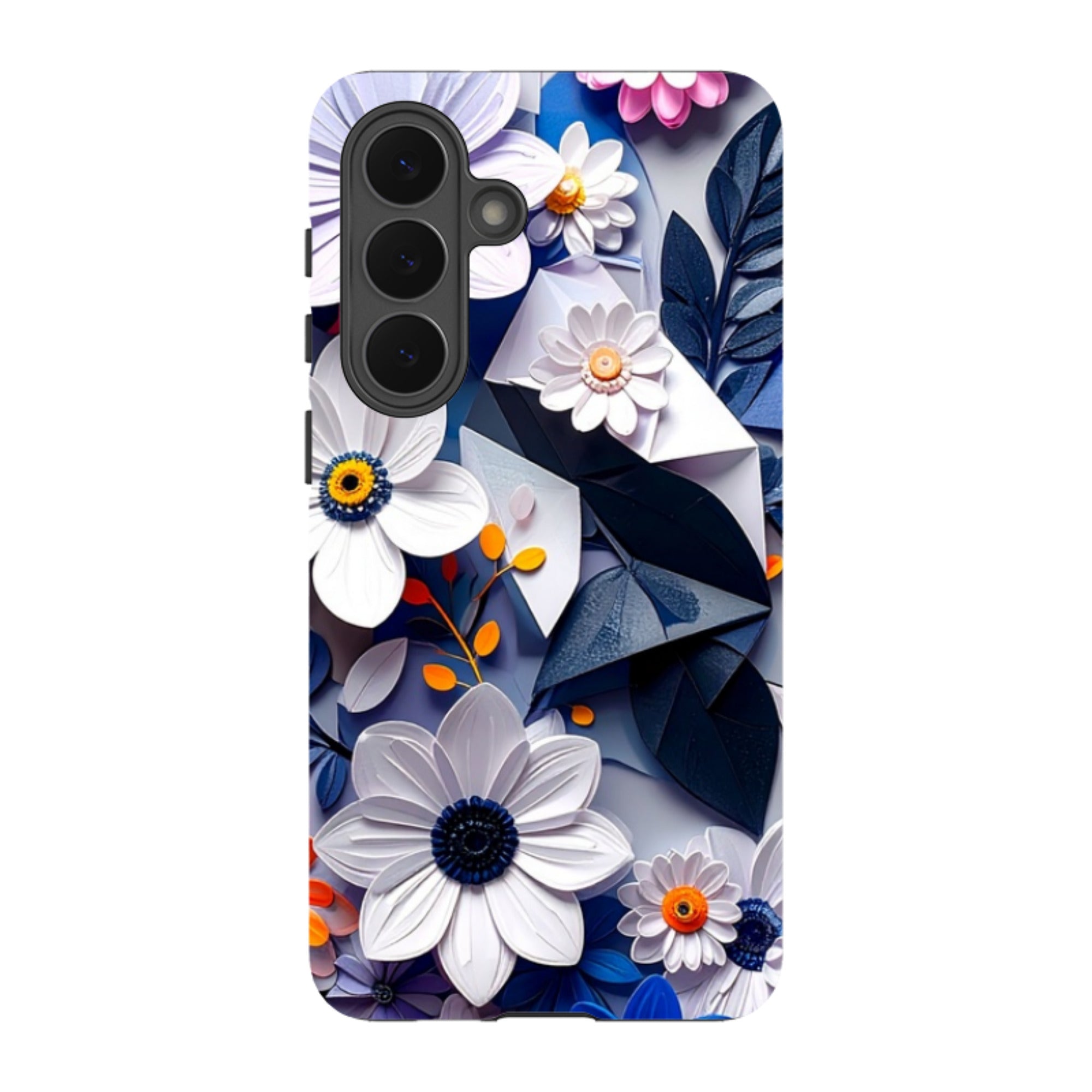 Samsung Tough Case - Summer Blue Florals