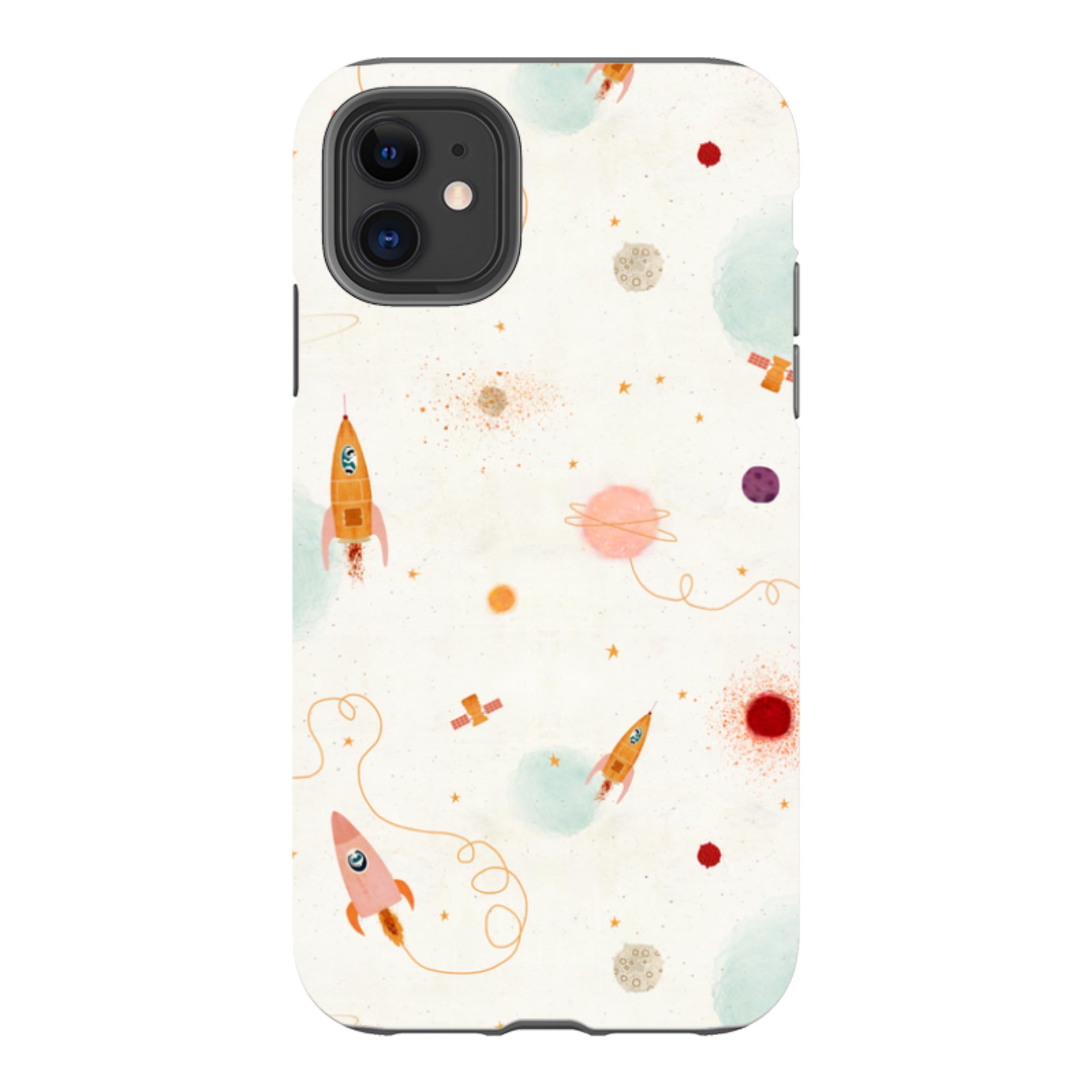 iPhone Tough Case - Rockets Cream By Katherine Quinn
