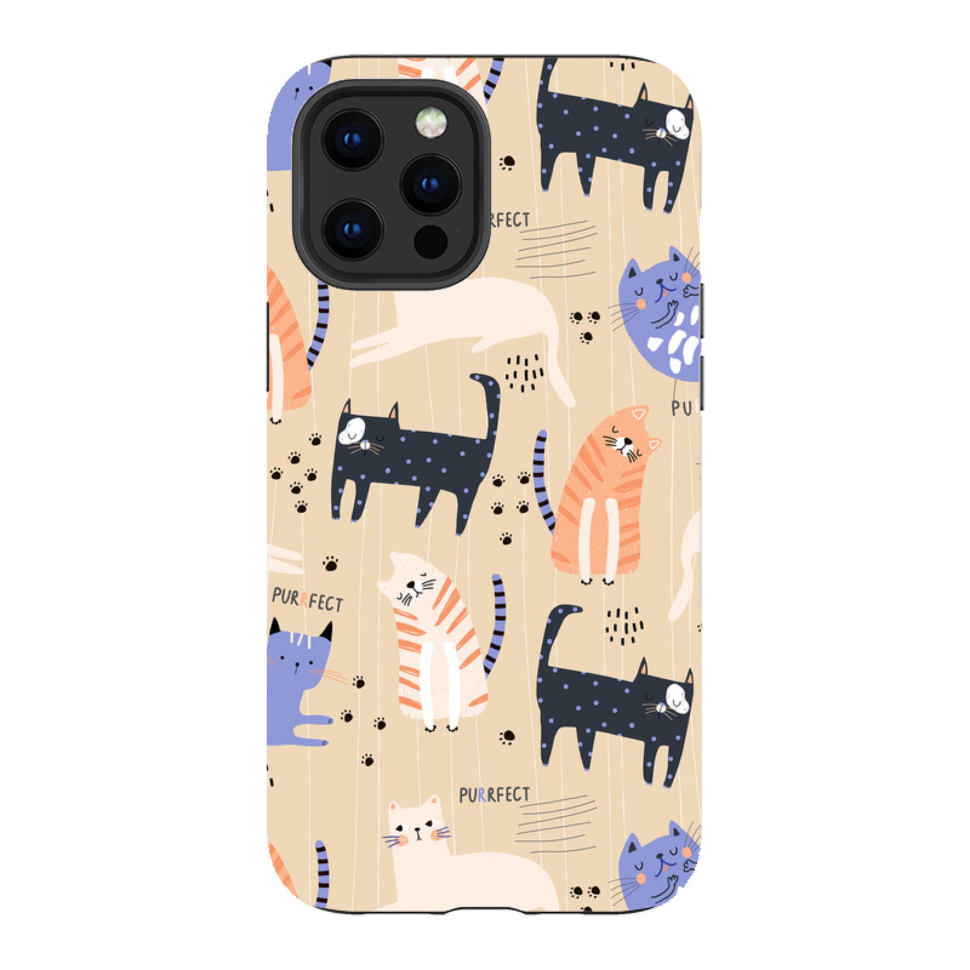 iPhone Tough Case - Purrfect