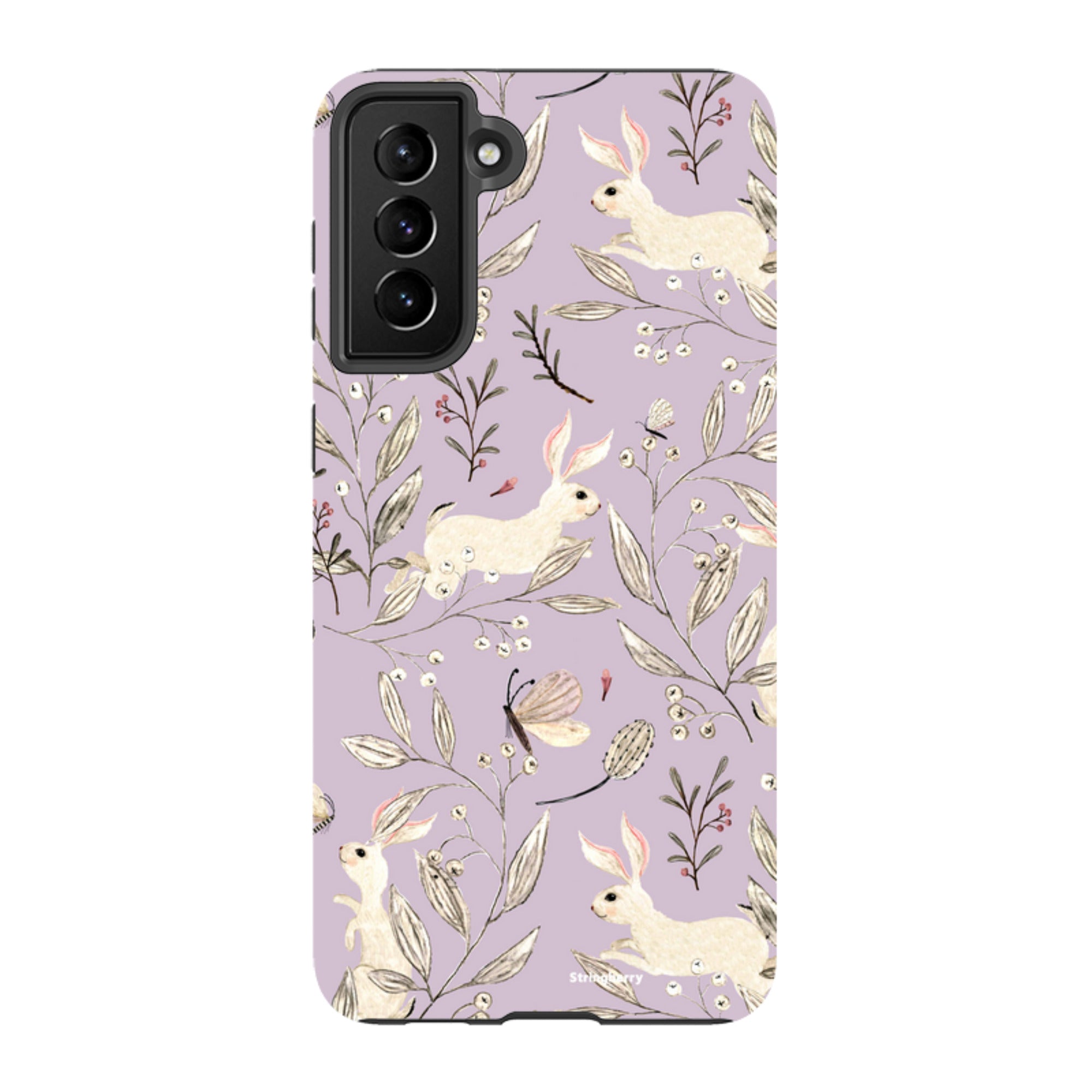 Samsung Tough Case - Bunnies Mauve By Katherine Quinn