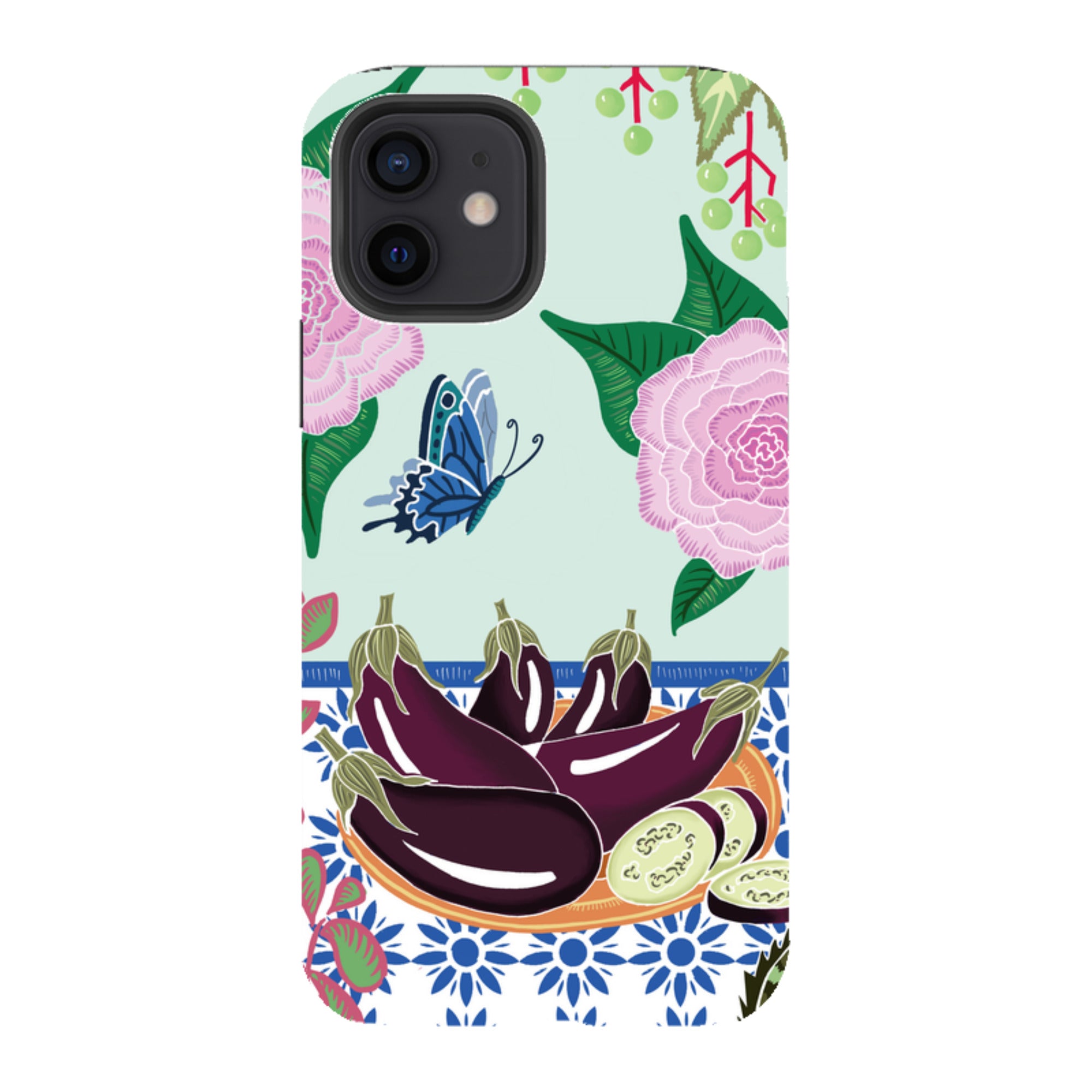 iPhone Tough Case - Aubergines By Kate Heiss