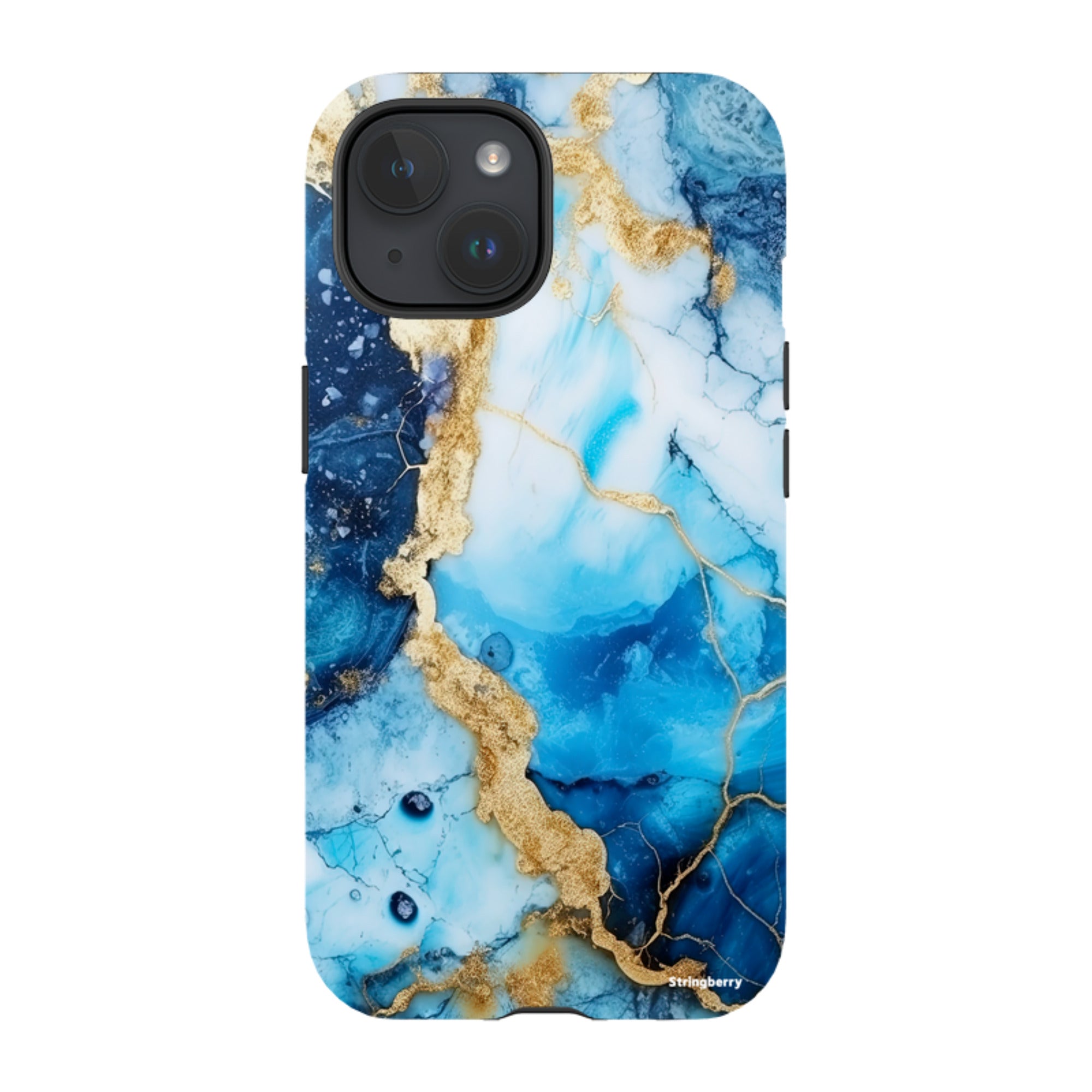 iPhone Tough Case - Blue Marbs