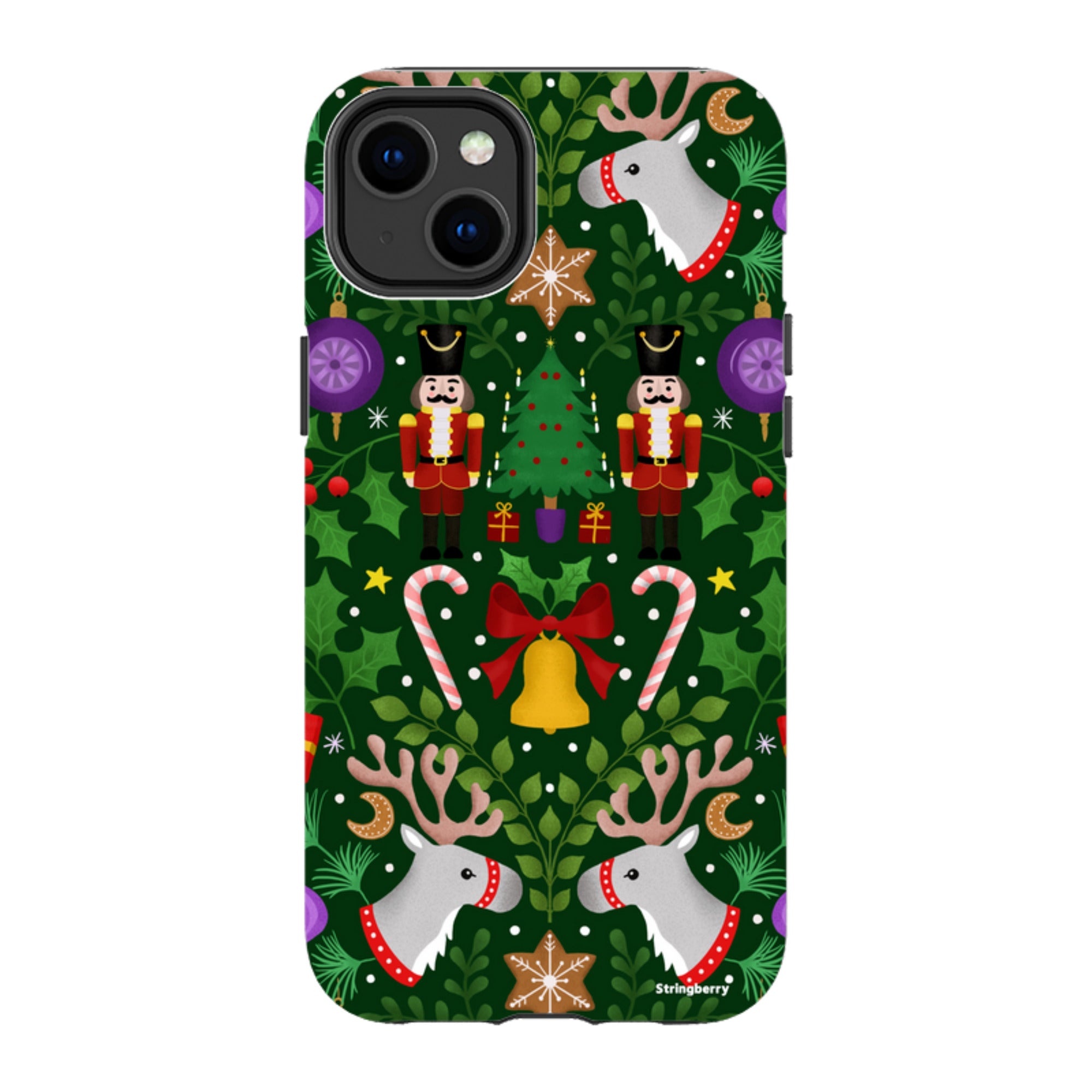 iPhone MagSafe Tough Case - Xmas Pattern I By Bex Parkin