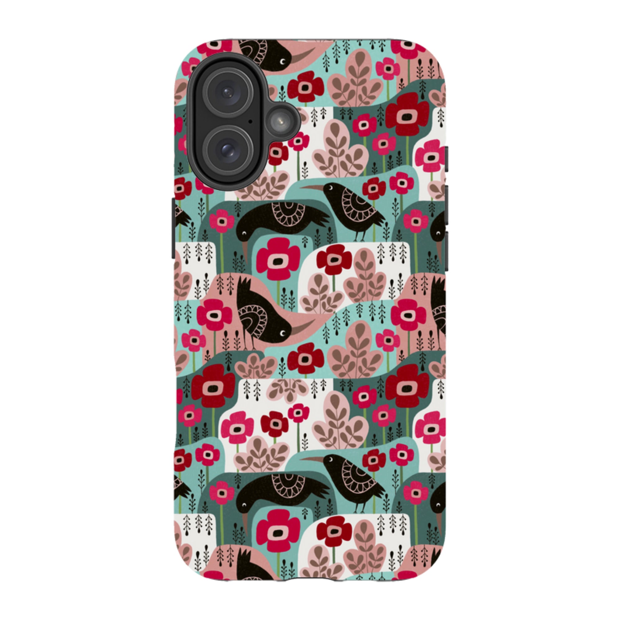 iPhone Tough Case - Poppies And Crow By Suzy Taylor