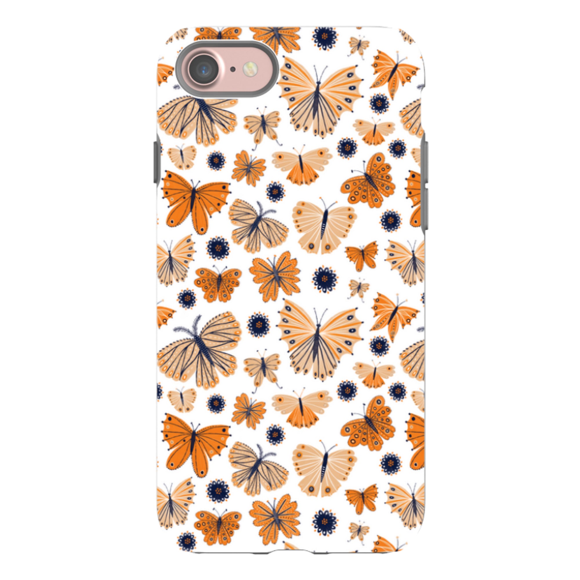 iPhone Tough Case - Butterfly Patterns By Lee Foster Wilson