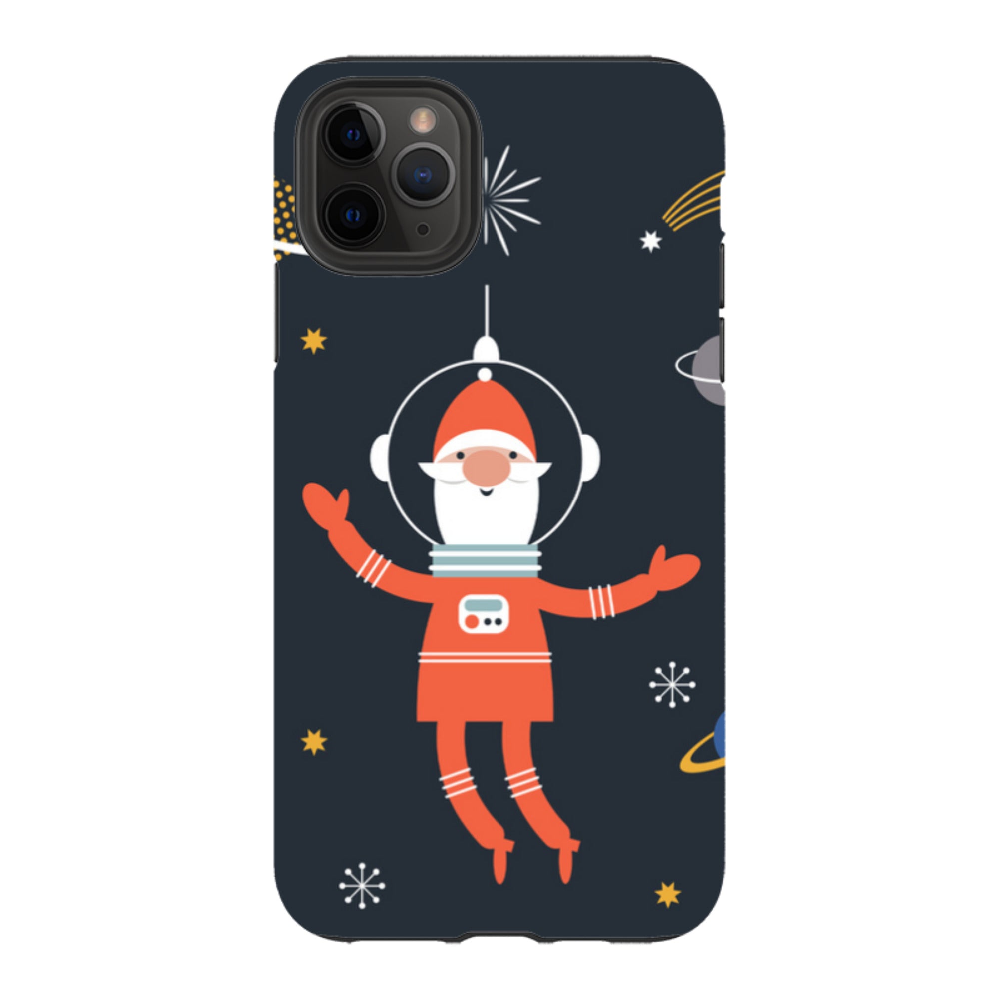 iPhone Tough Case - Cosmic Santa