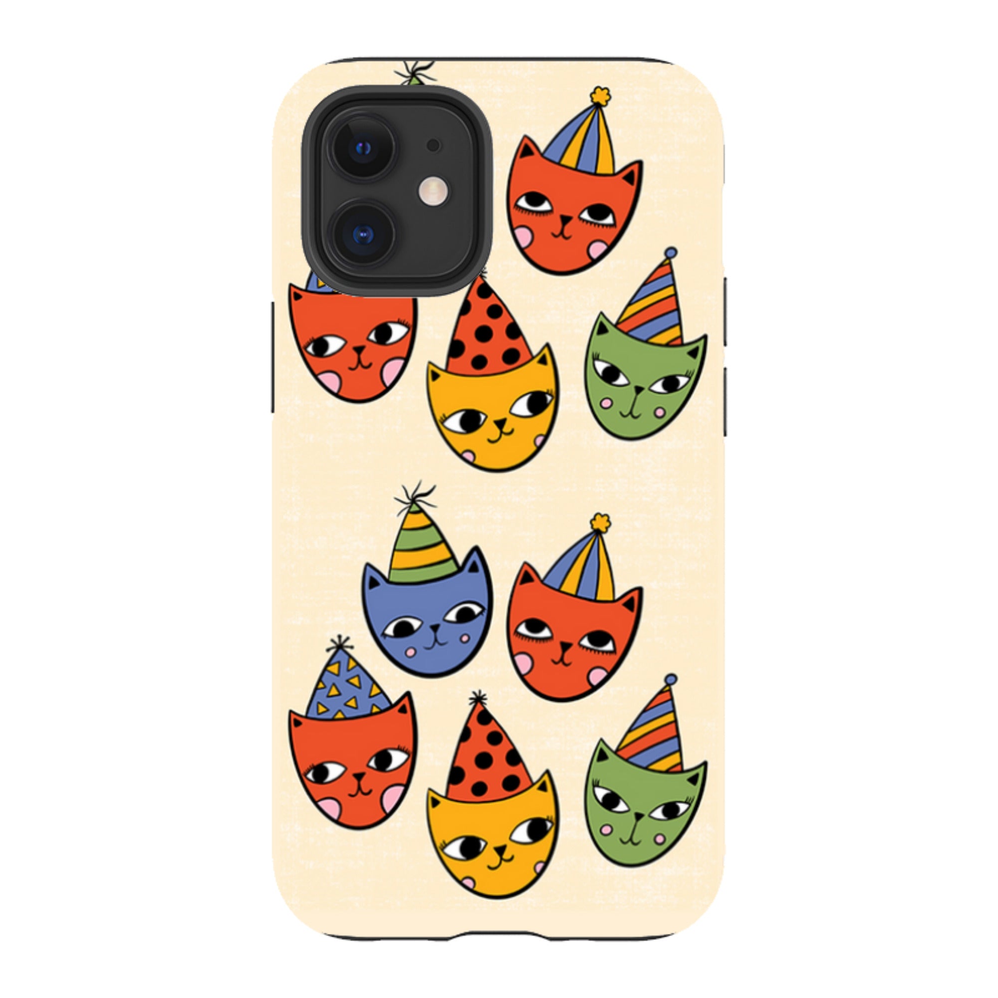 iPhone Tough Case - Happy Cats By Suzy Taylor