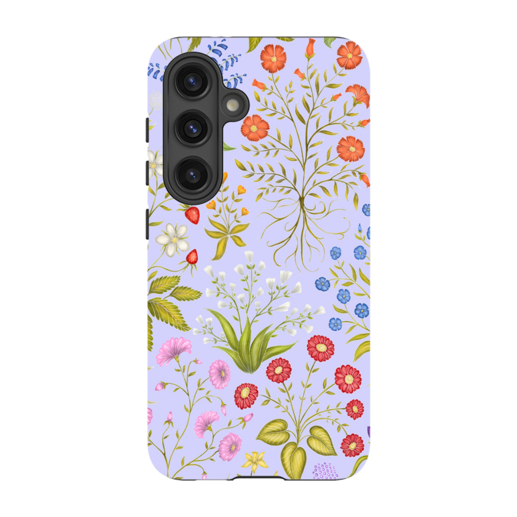 Samsung Tough Case - Fleurs Blue By Catherine Rowe