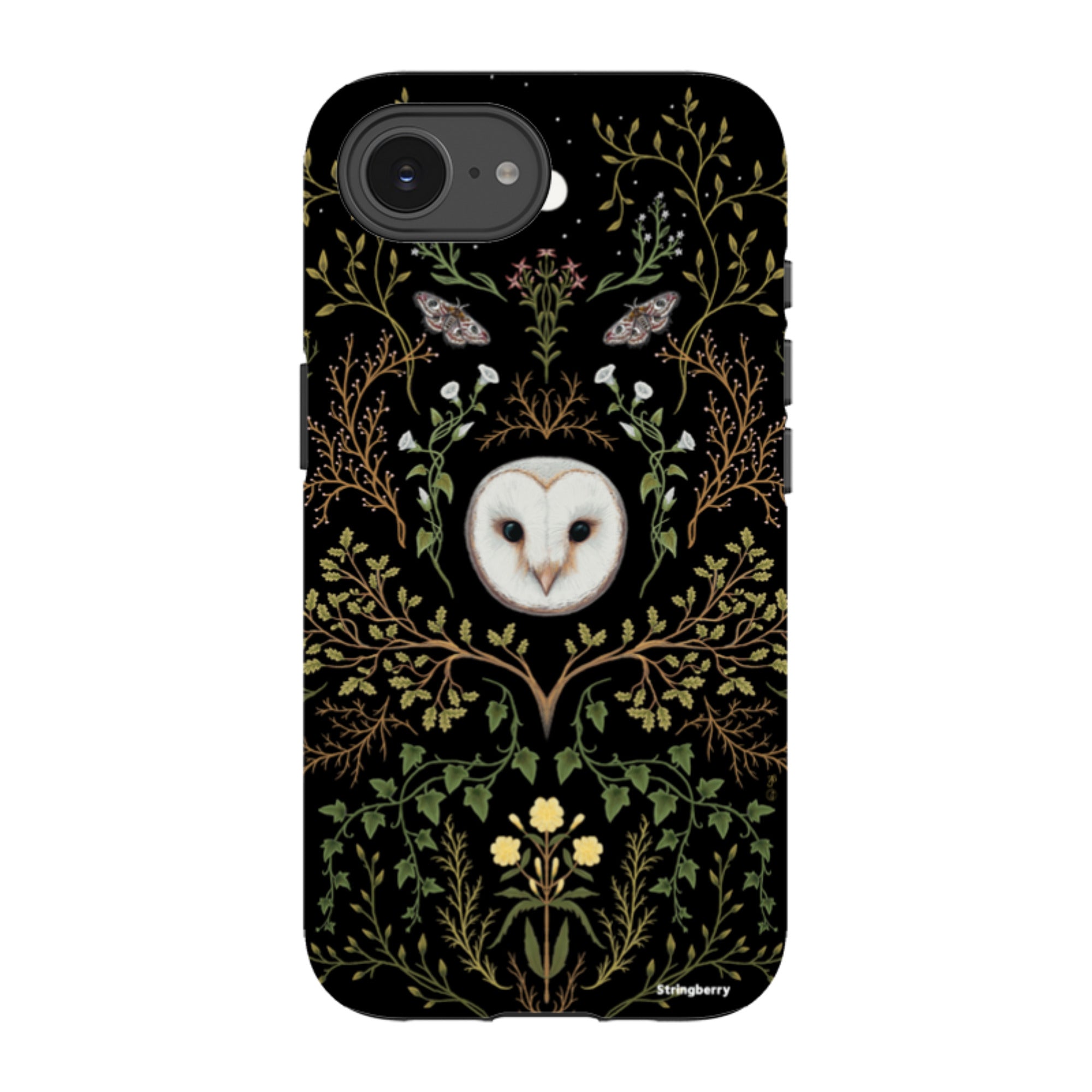 iPhone Tough Case - Owl Pattern By Anna Stead