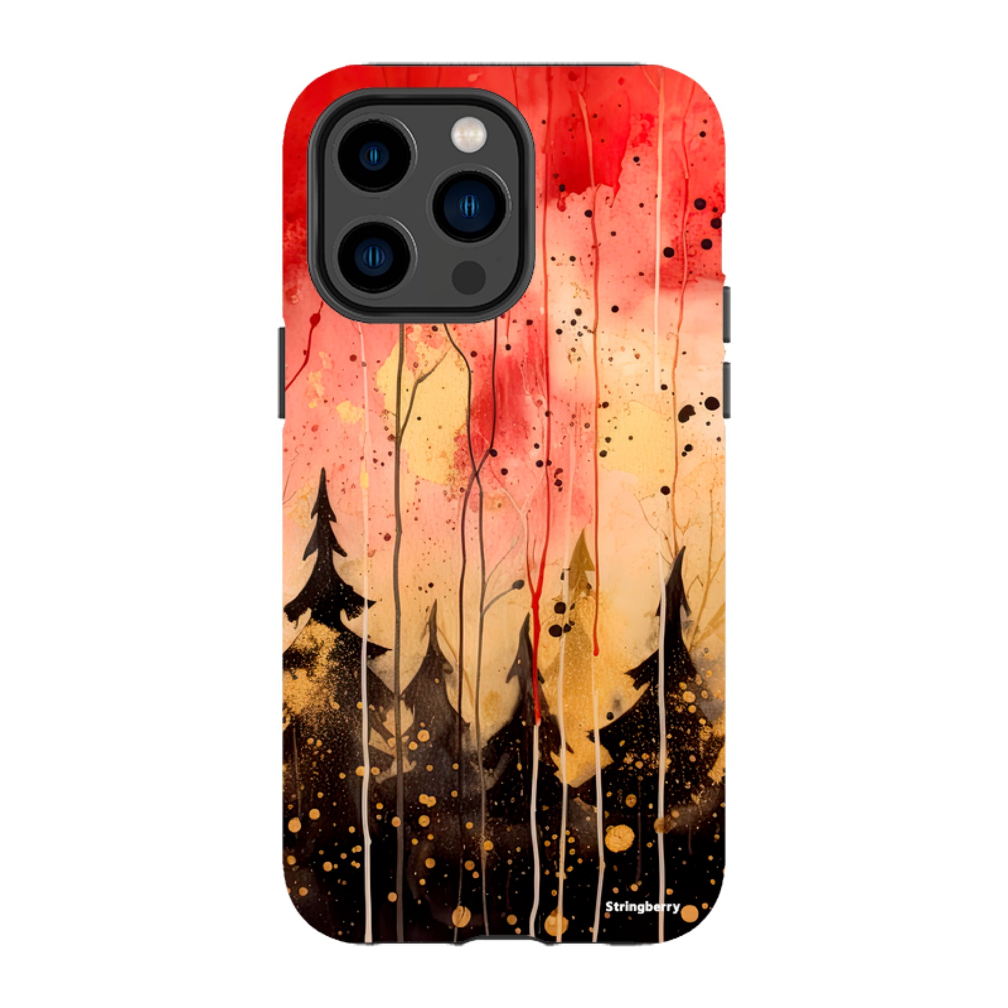 iPhone MagSafe Tough Case - Watercolour Winter Forest
