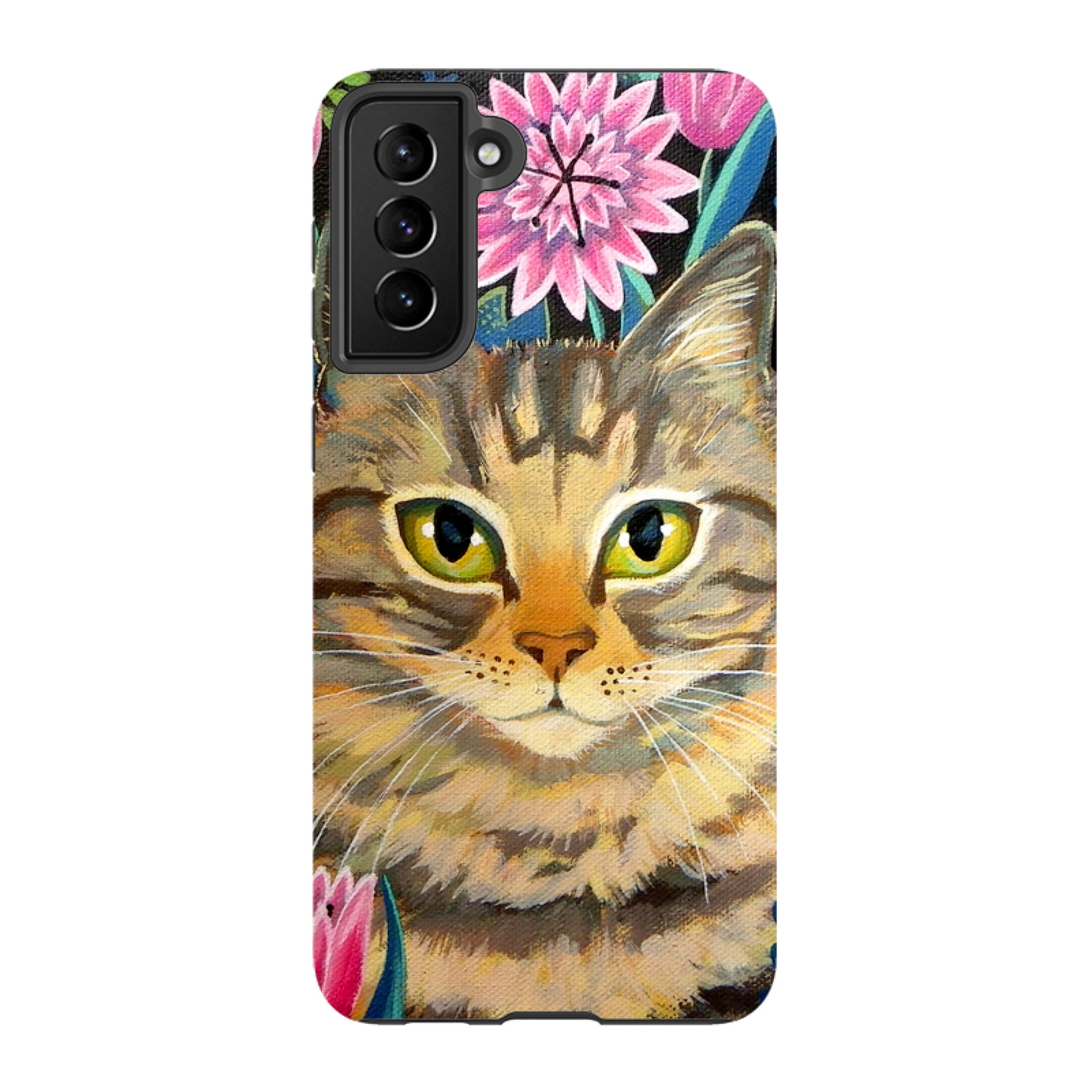 Samsung Tough Case - Tabby Cat By Mary Stubberfield
