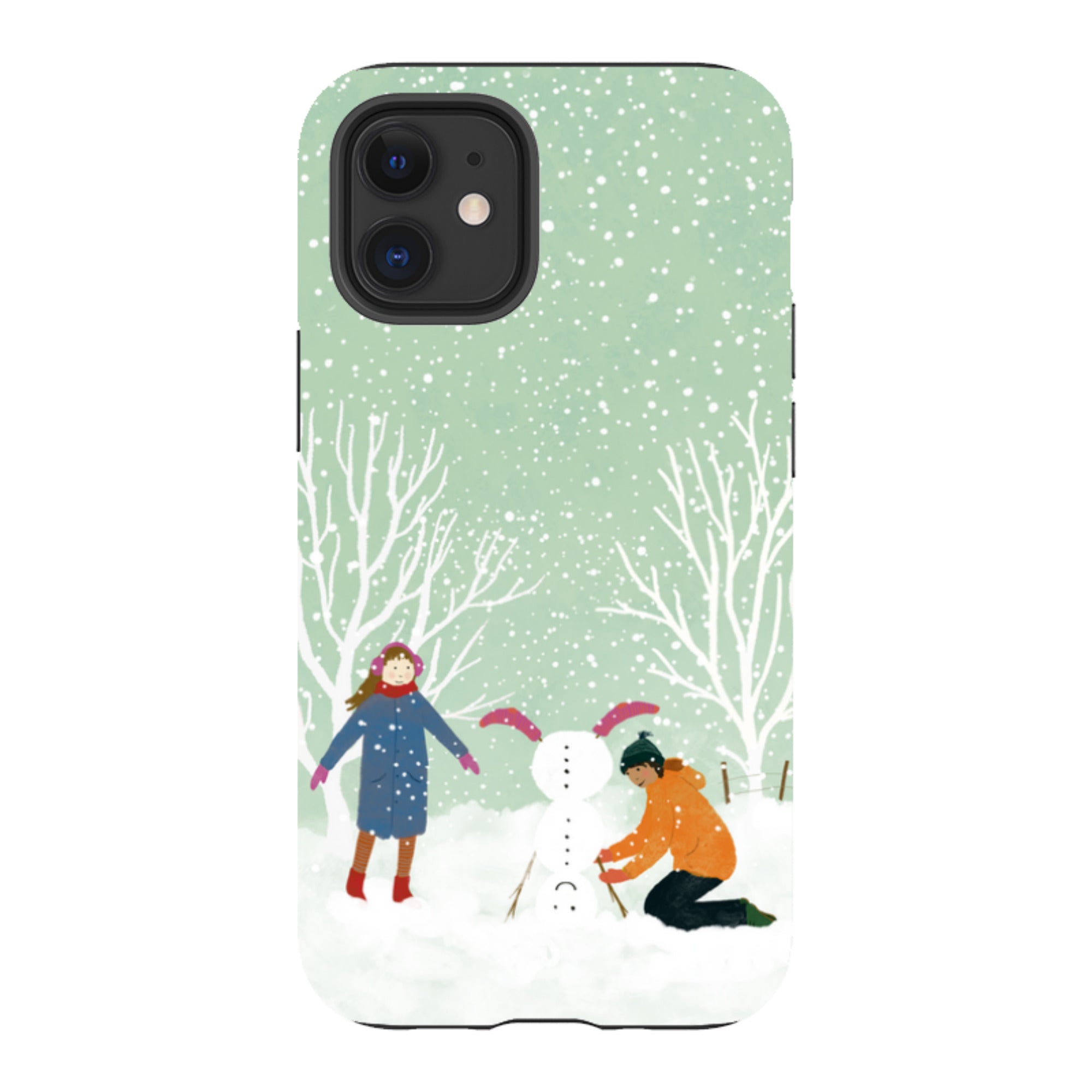 iPhone Tough Case - Snowball Building By Katherine Quinn