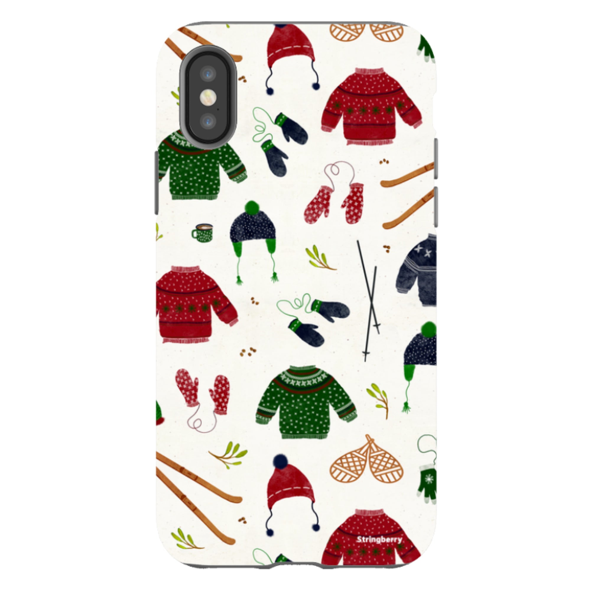 iPhone Tough Case - Winter Clothes By Katherine Quinn