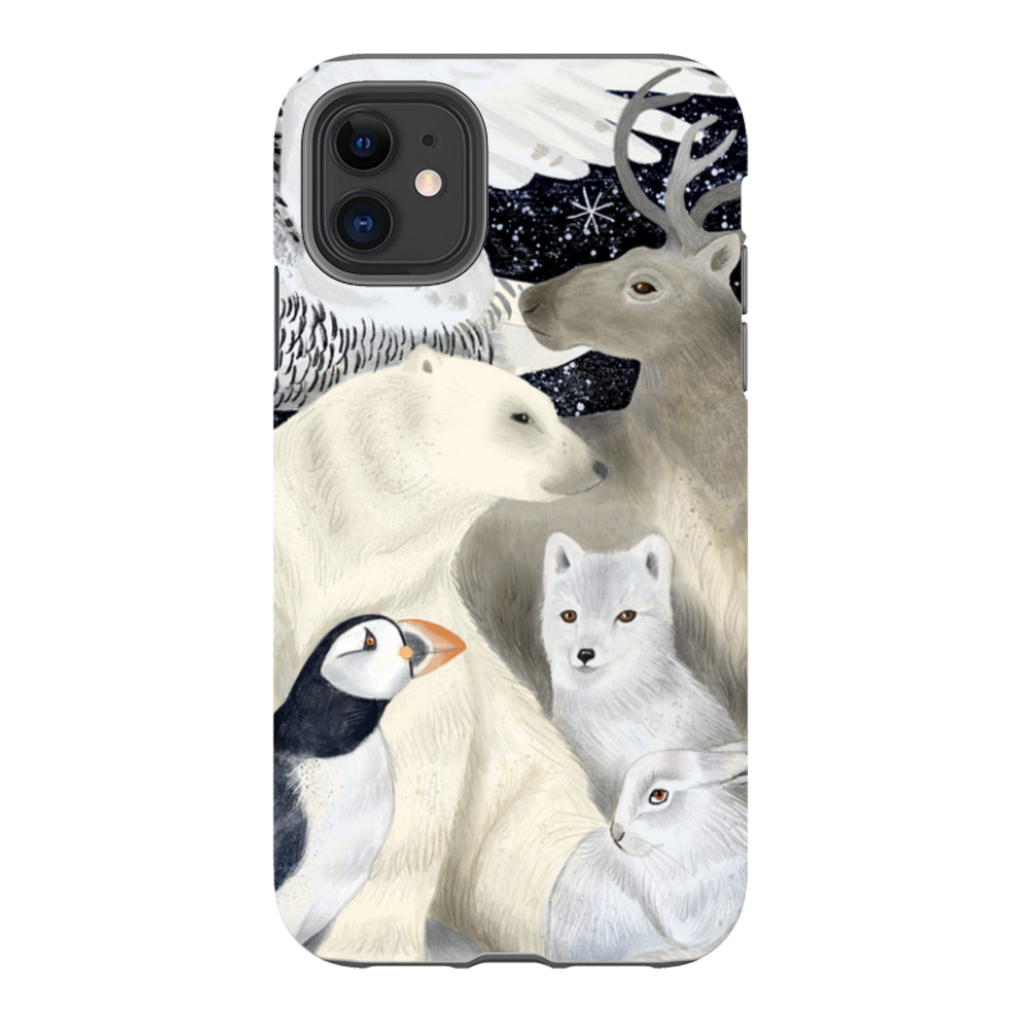 iPhone Tough Case - Creatures Of The North By Bex Parkin