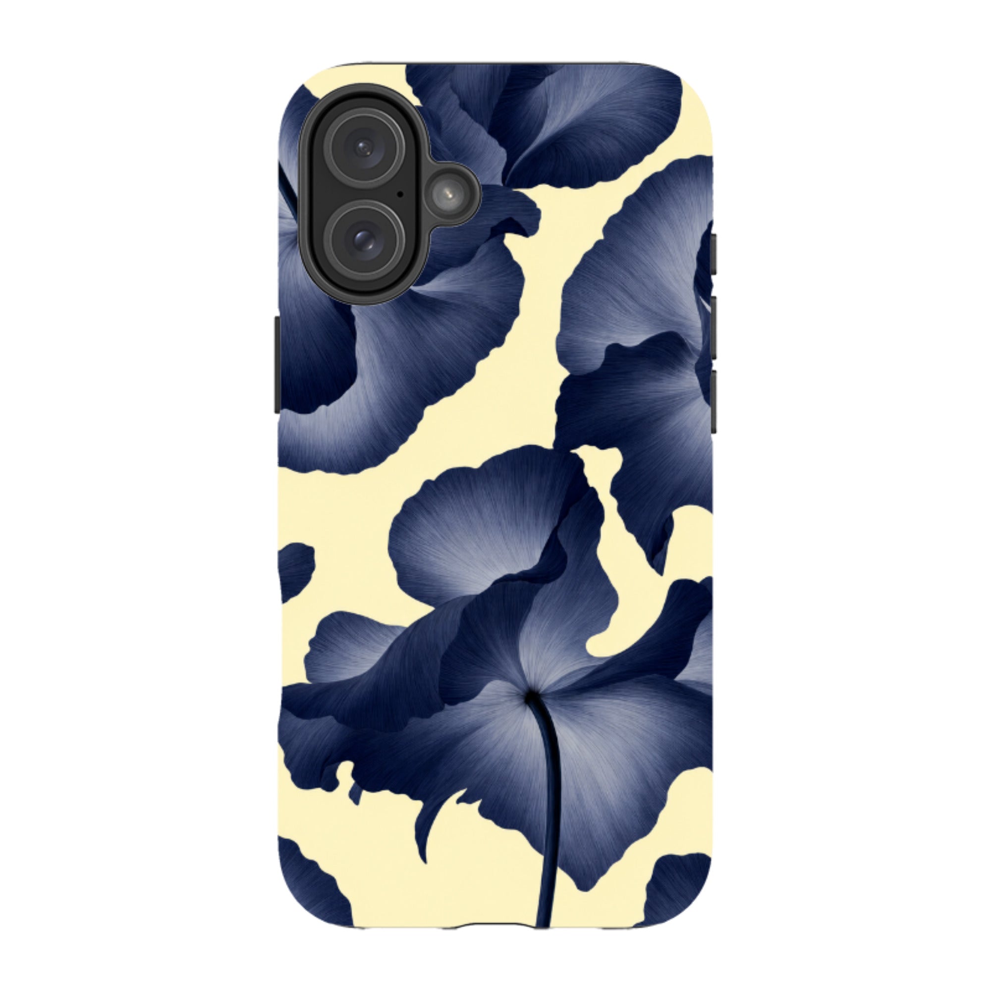 iPhone MagSafe Tough Case - Navy Blue Poppy