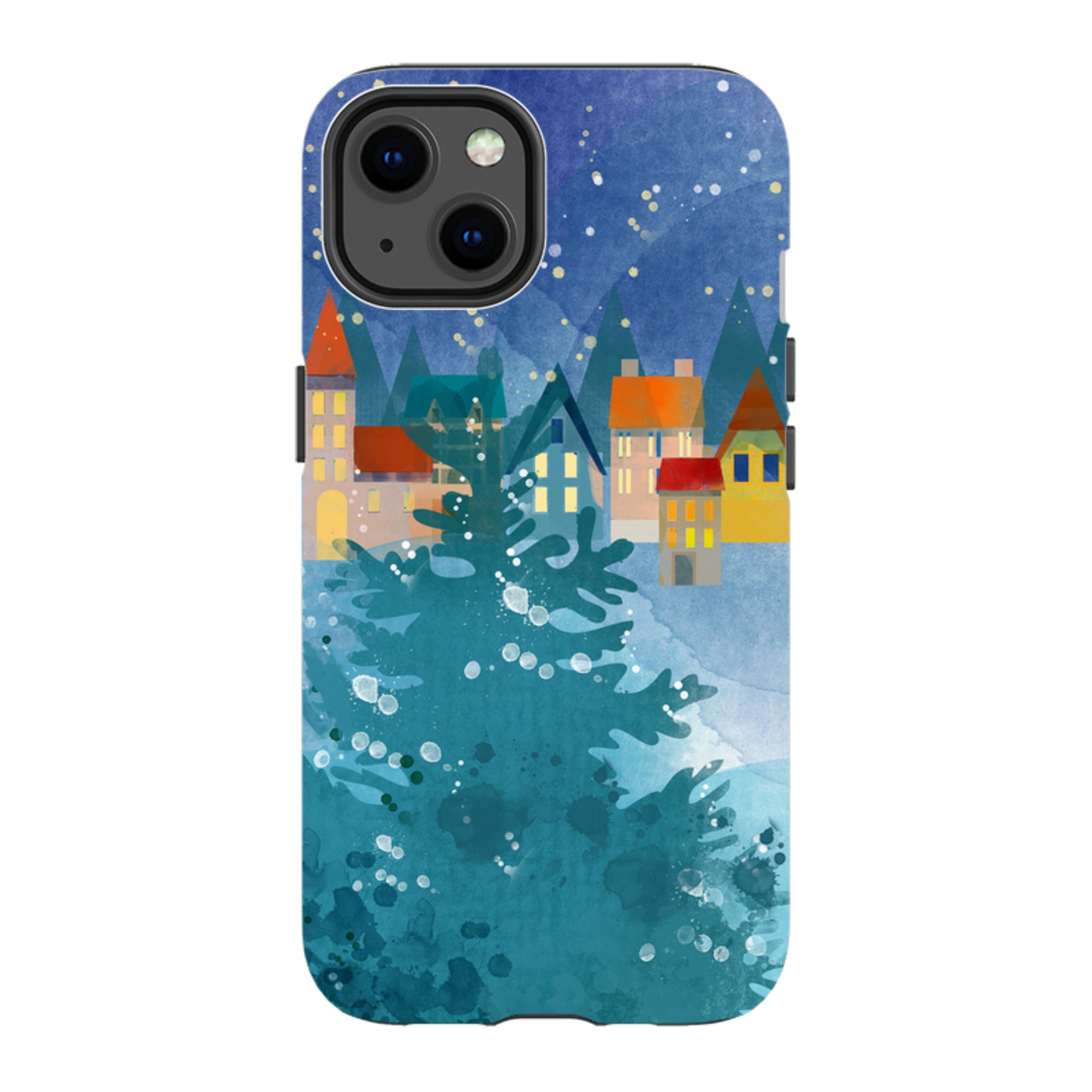 iPhone Tough Case - Winter Town