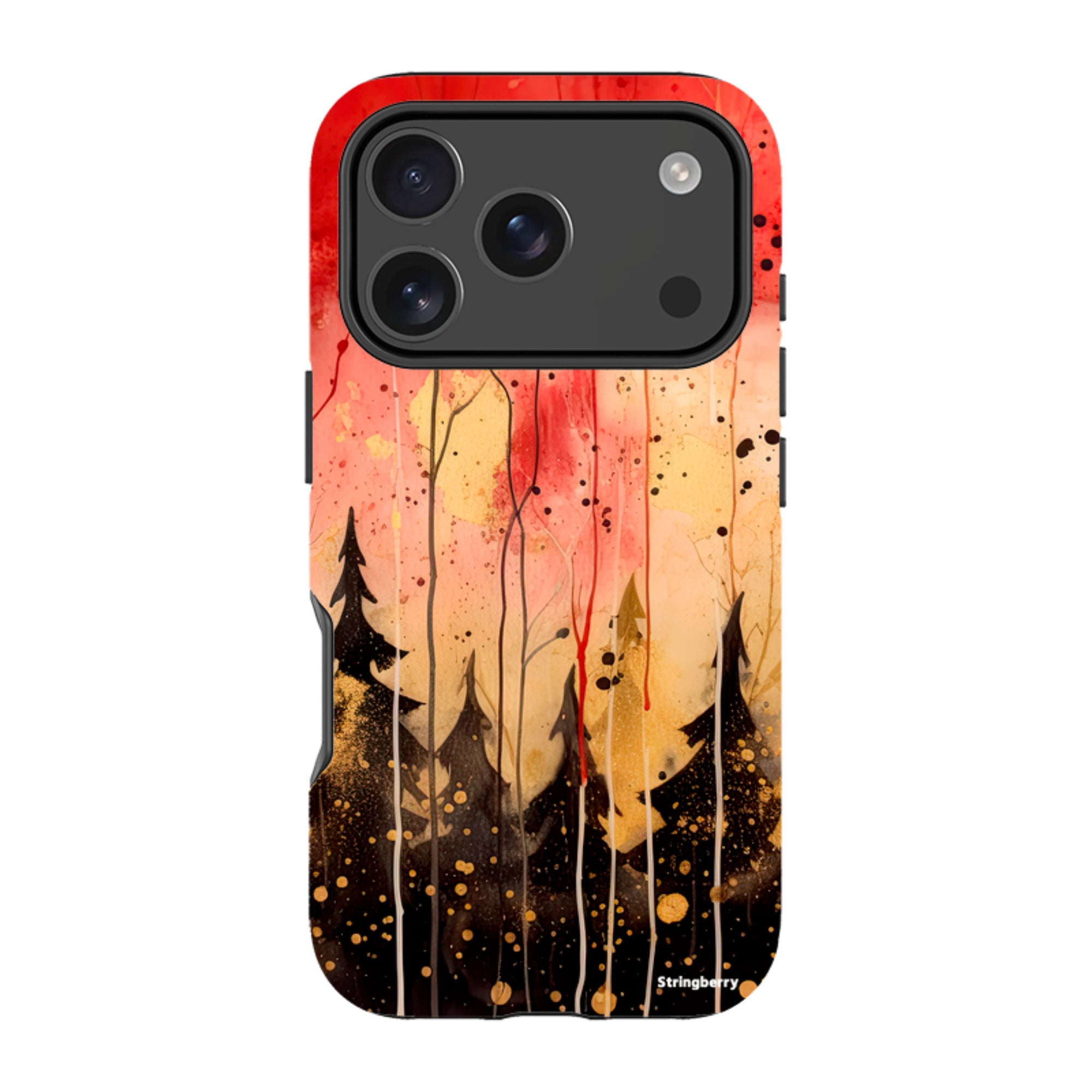 iPhone Tough Case - Watercolour Winter Forest