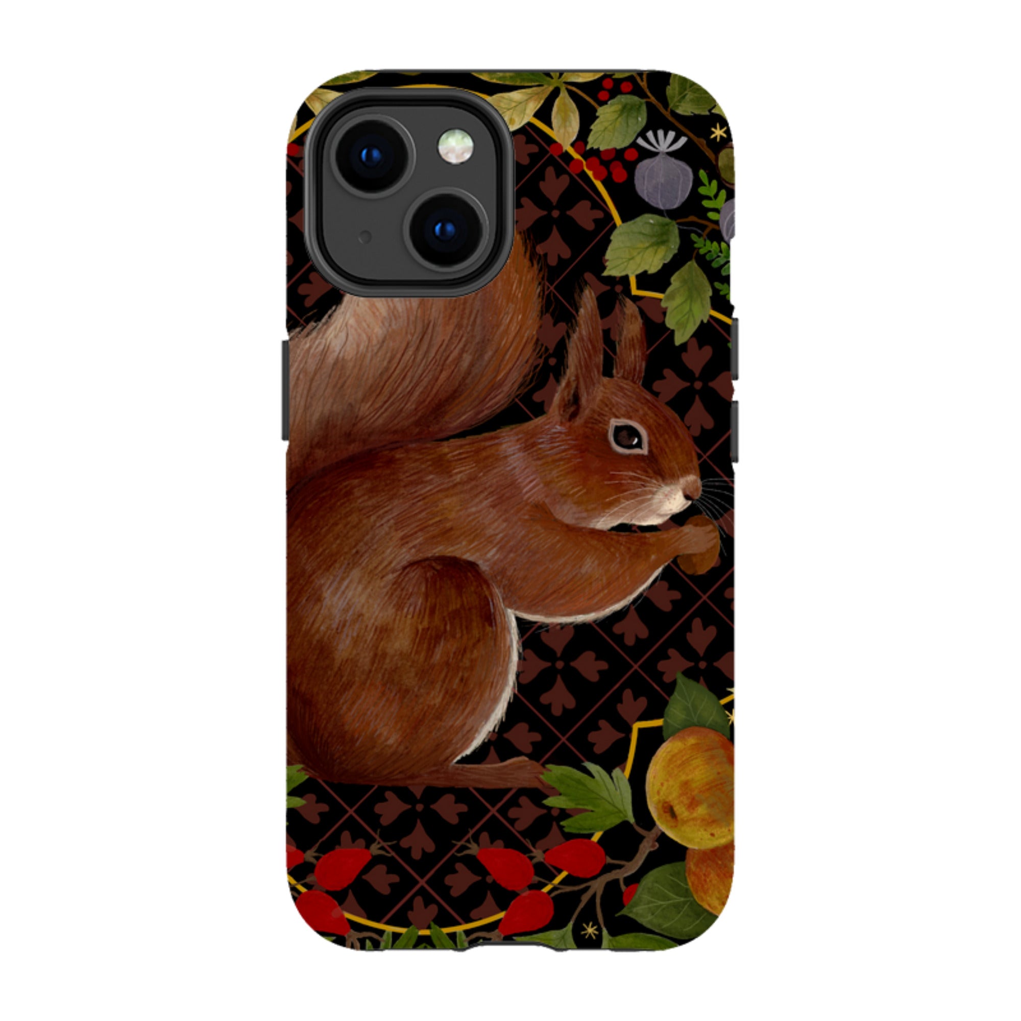 iPhone Tough Case - Squirrel Border By Bex Parkin
