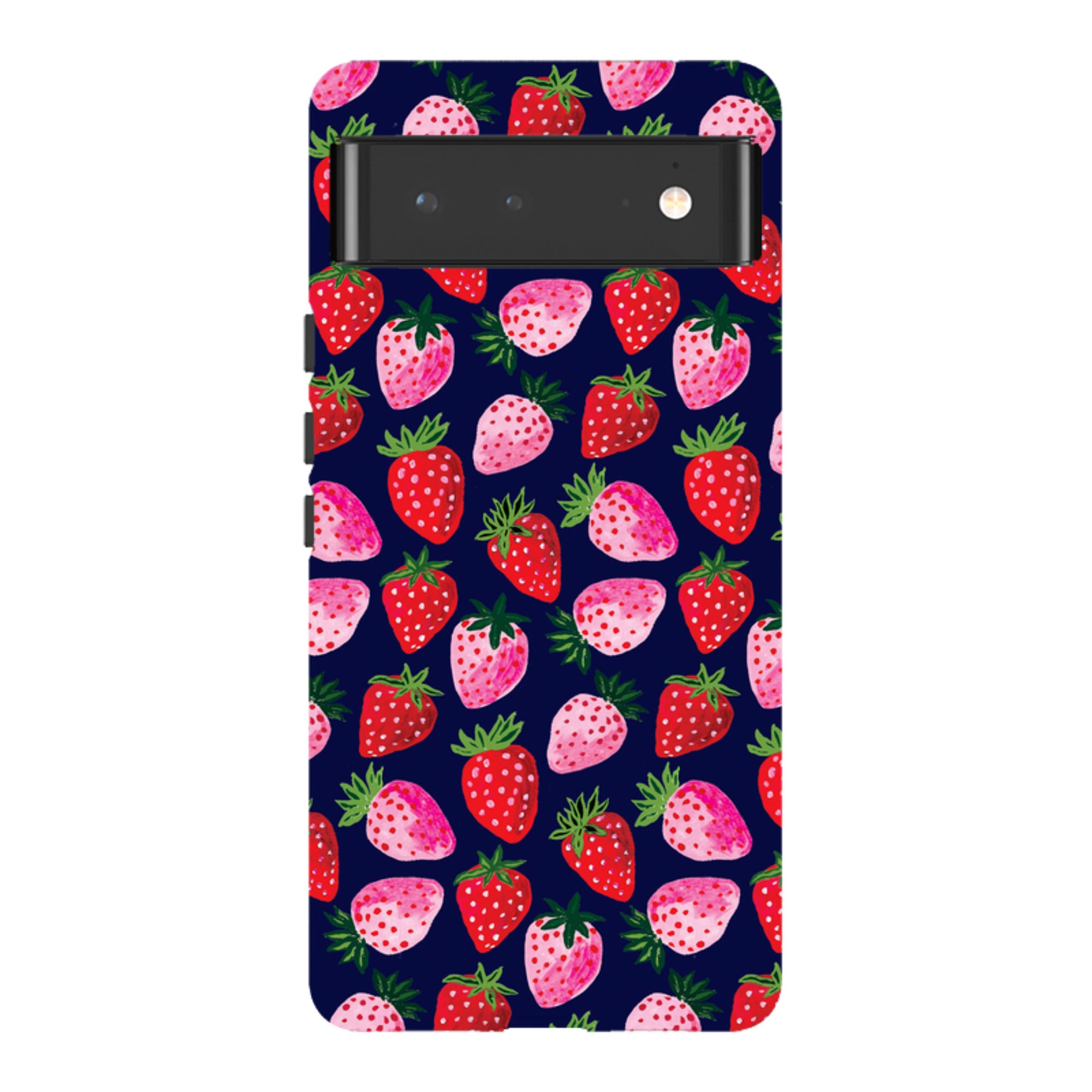 Google Tough Case - Strawberry Scatter Navy By Emma Frances Grant