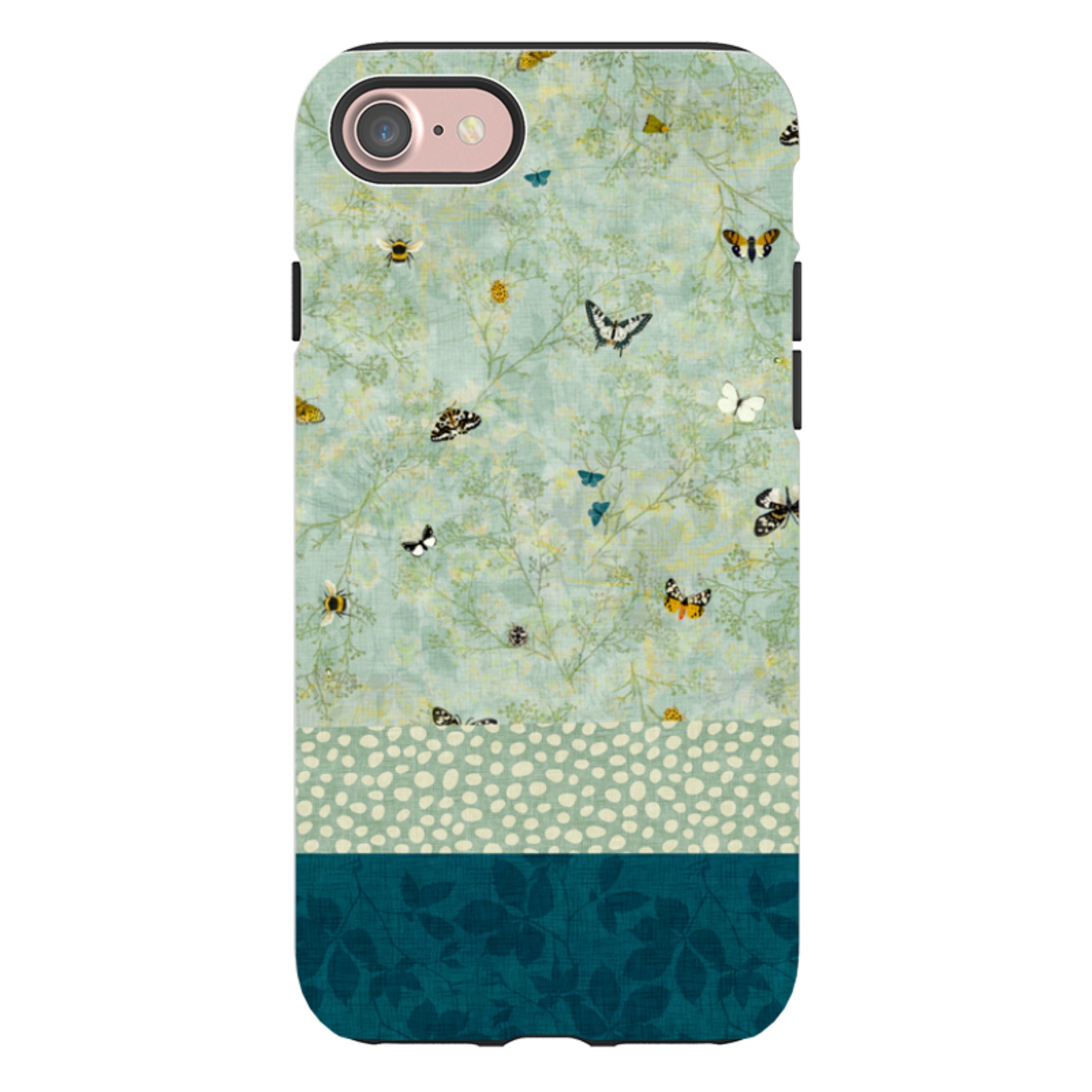 iPhone Tough Case - Chinoiserie Garden Soft Sage 2 By Katherine Quinn