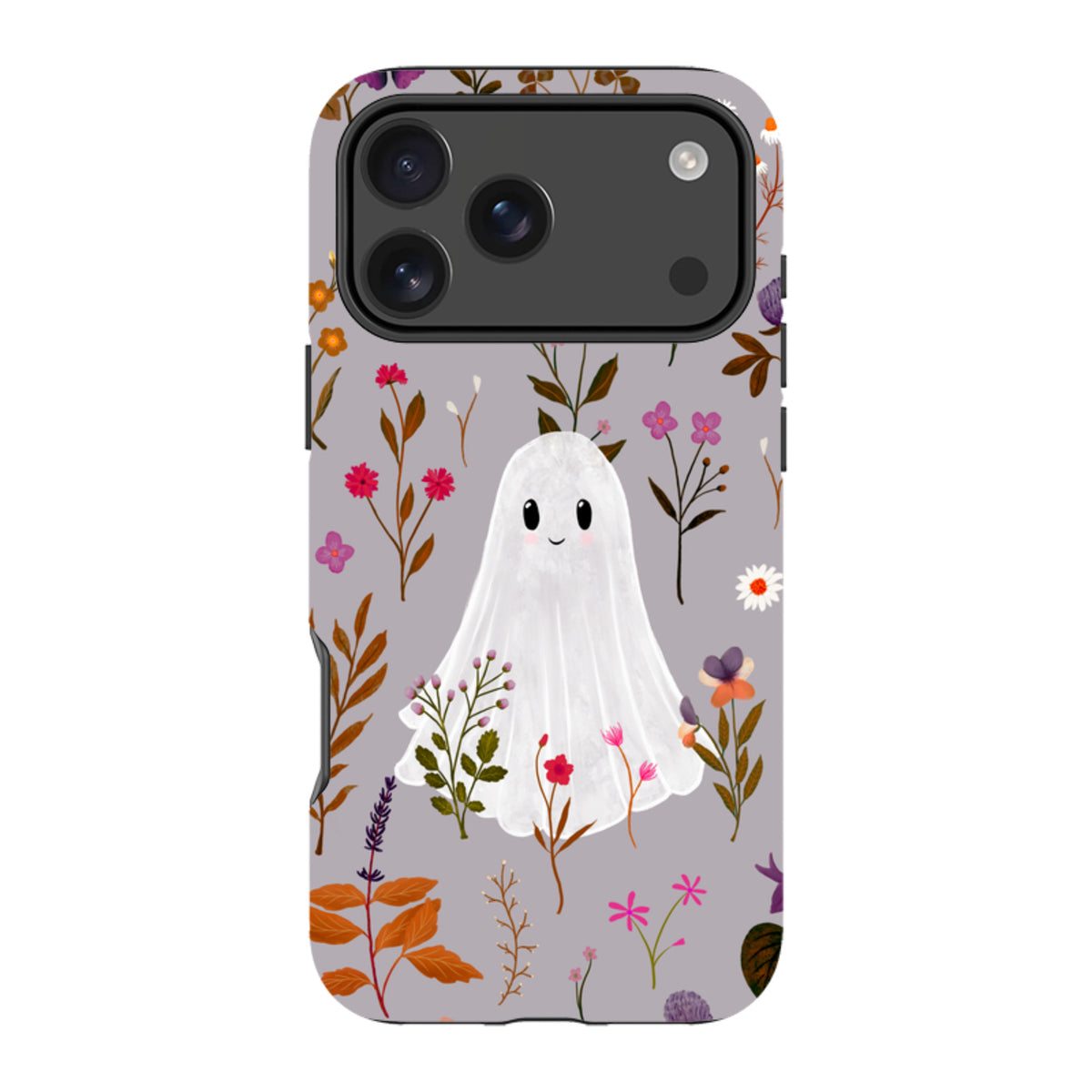 iPhone Tough Case - Ghost in the Garden - Mauve Multi By Katherine Quinn