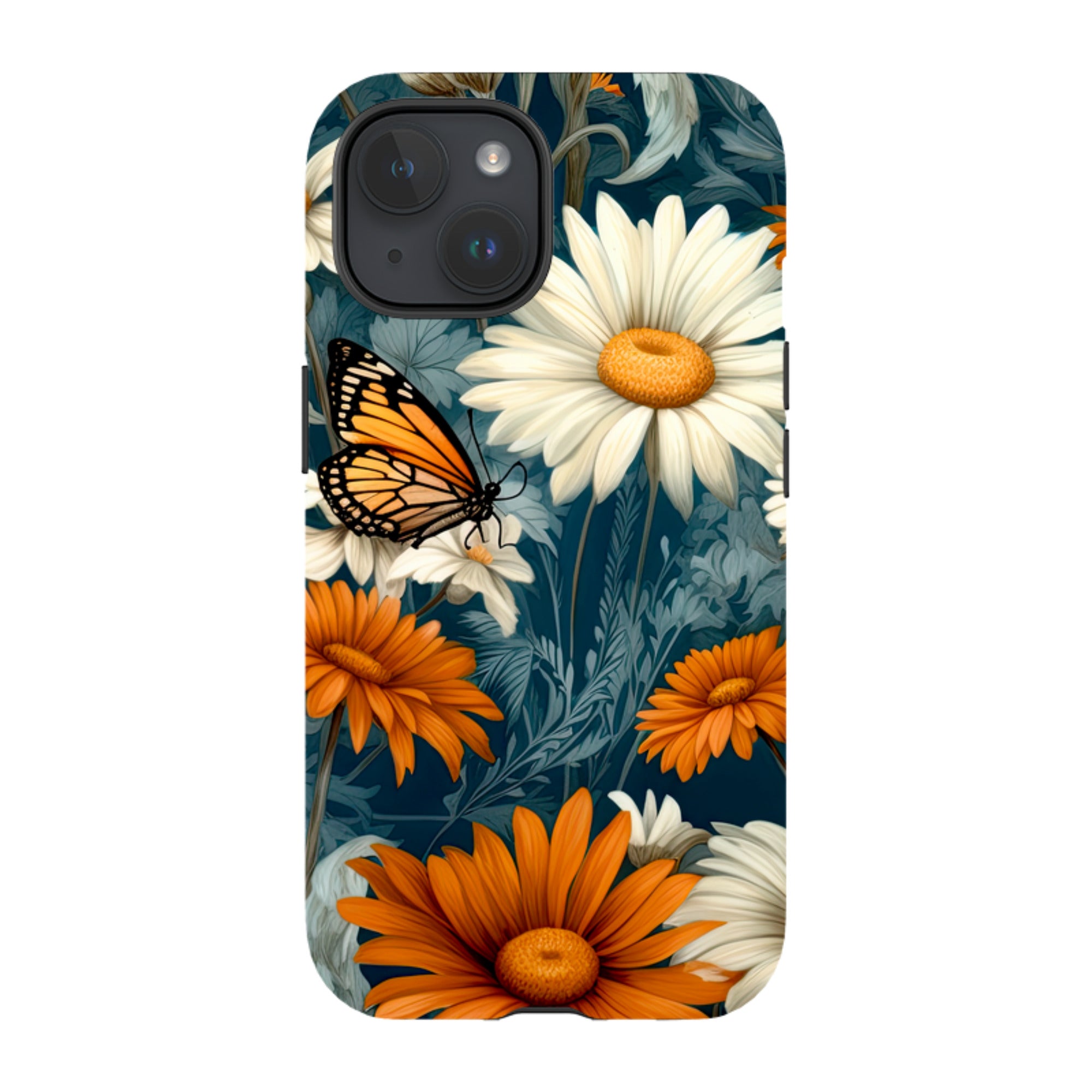iPhone MagSafe Tough Case - Butterfly Daisies