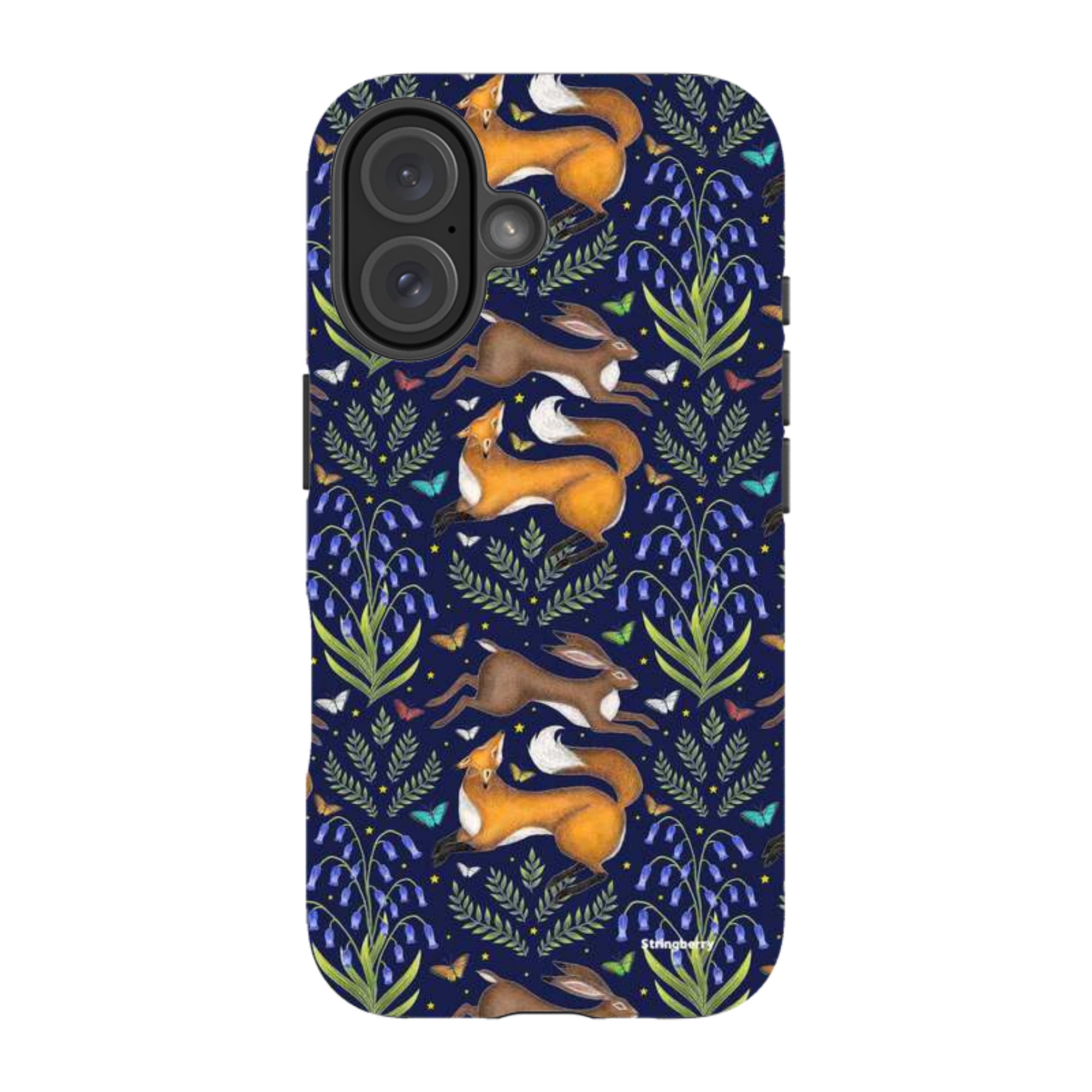 iPhone Tough Case - Fox And Hare By Catherine Rowe